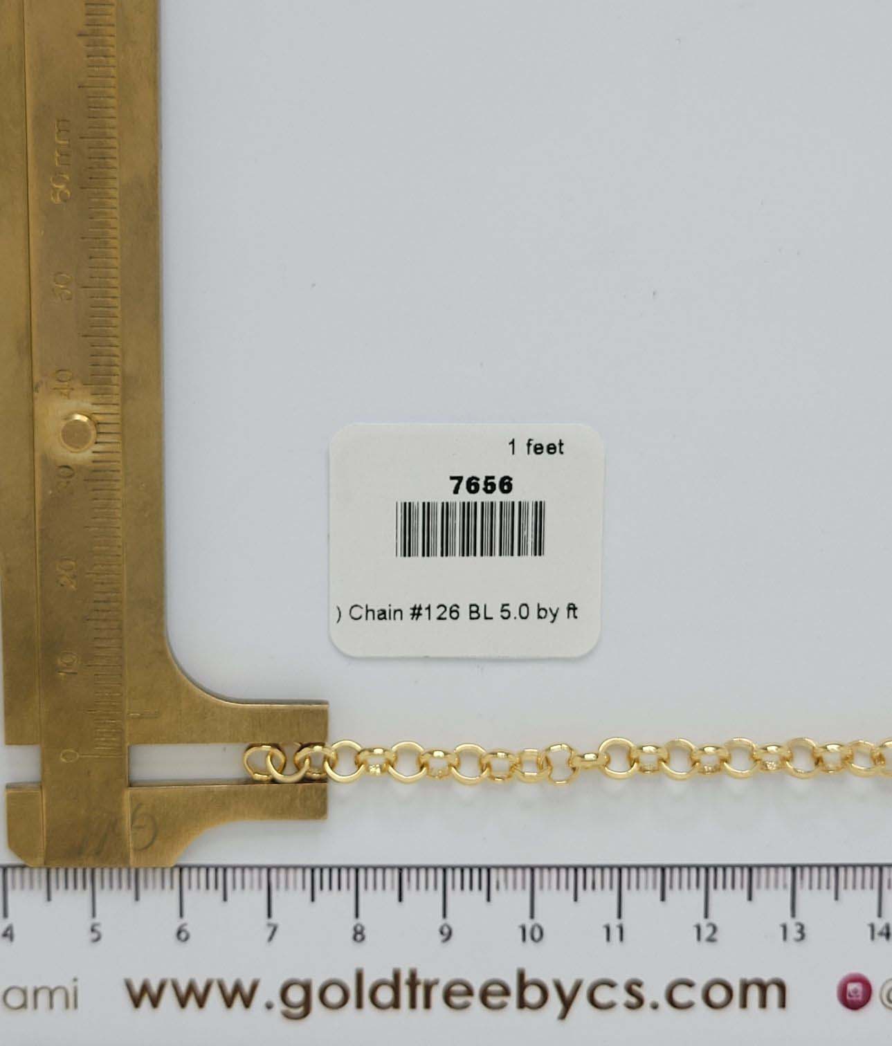 7656 Chain #126 BL 5.0