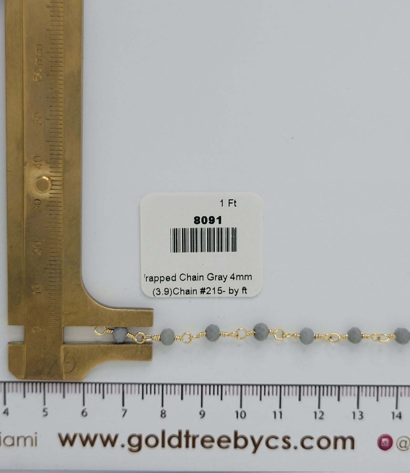 8091 Hand Wrapped Chain Gray