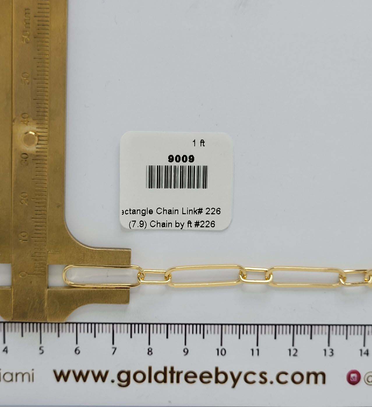 9009 Eslabón de Cadena de Rectángulo #226