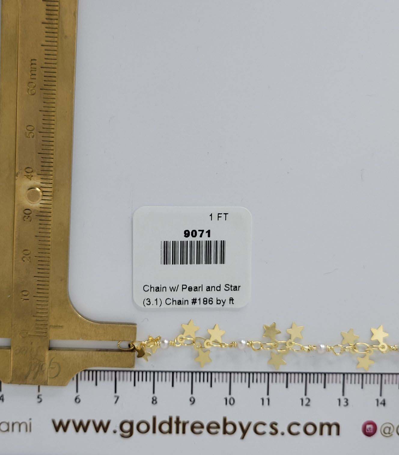 9071 Chain w/ Pearl and Star