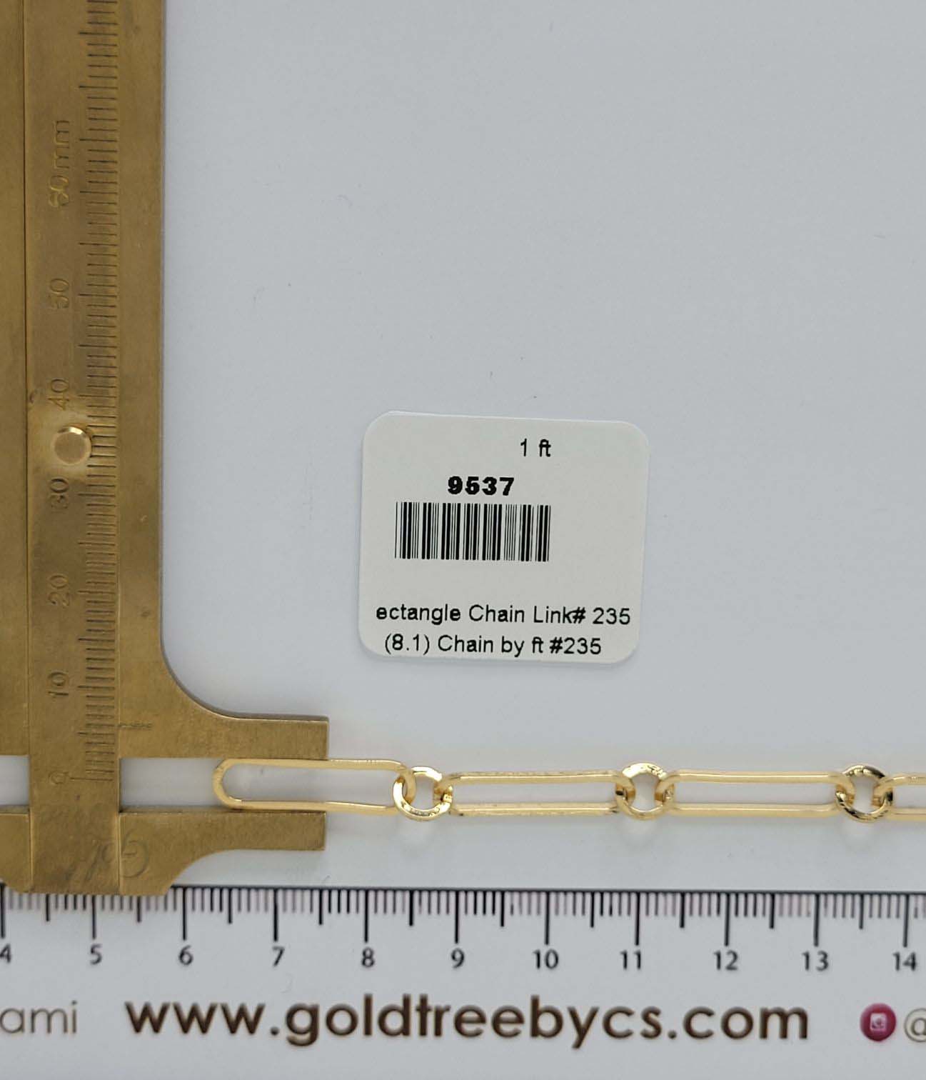 9537 Rectangle Chain Link# 235