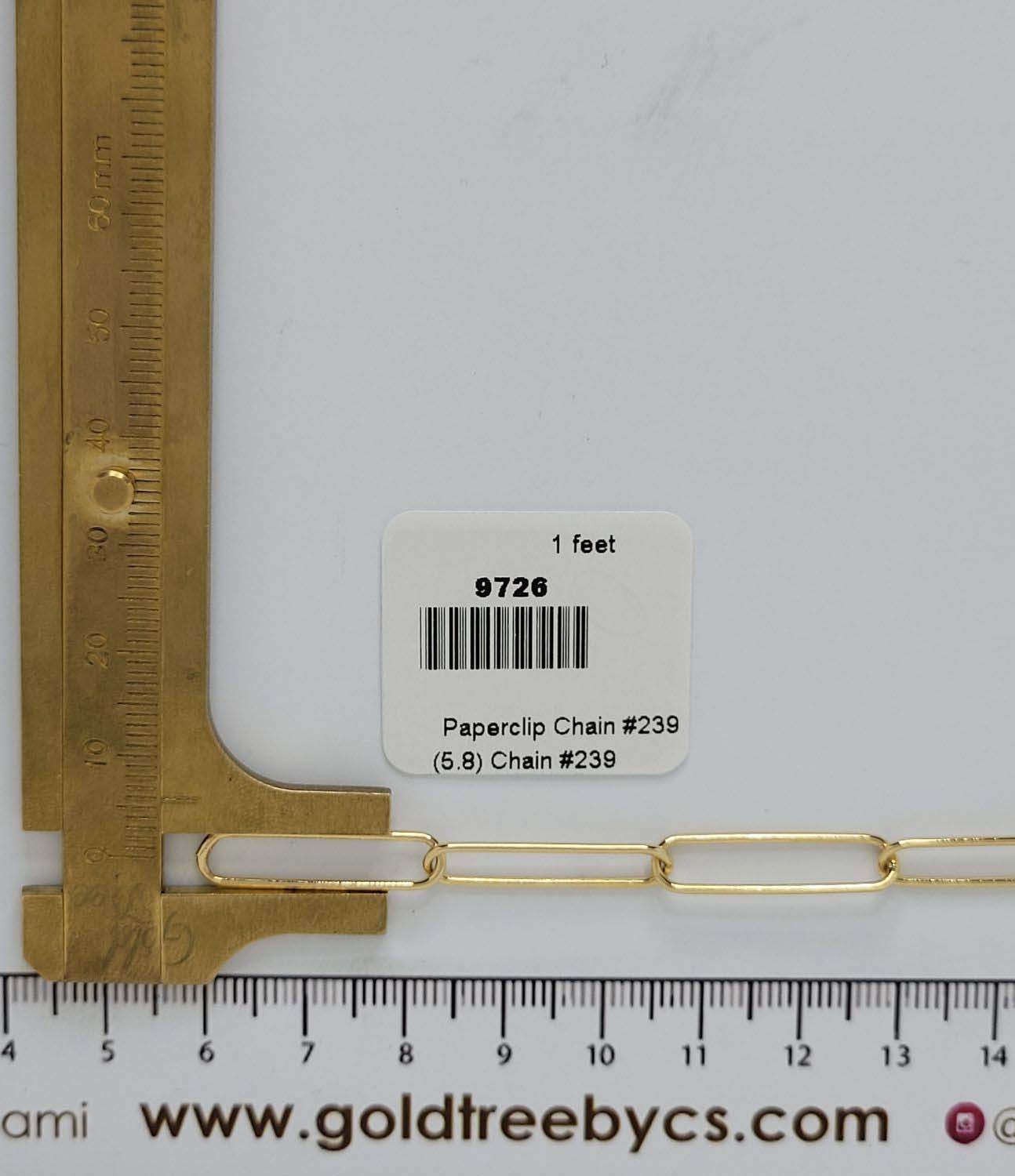 9726 Paperclip Chain #239