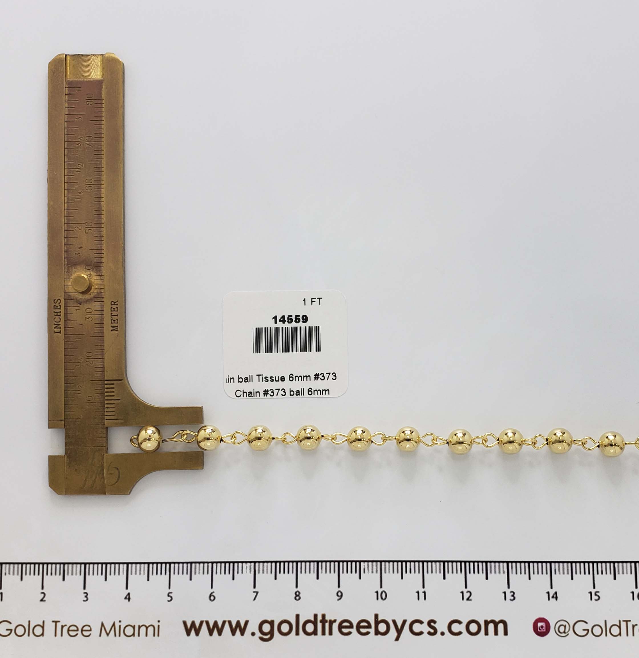 14559 Chain ball Tissue  #373