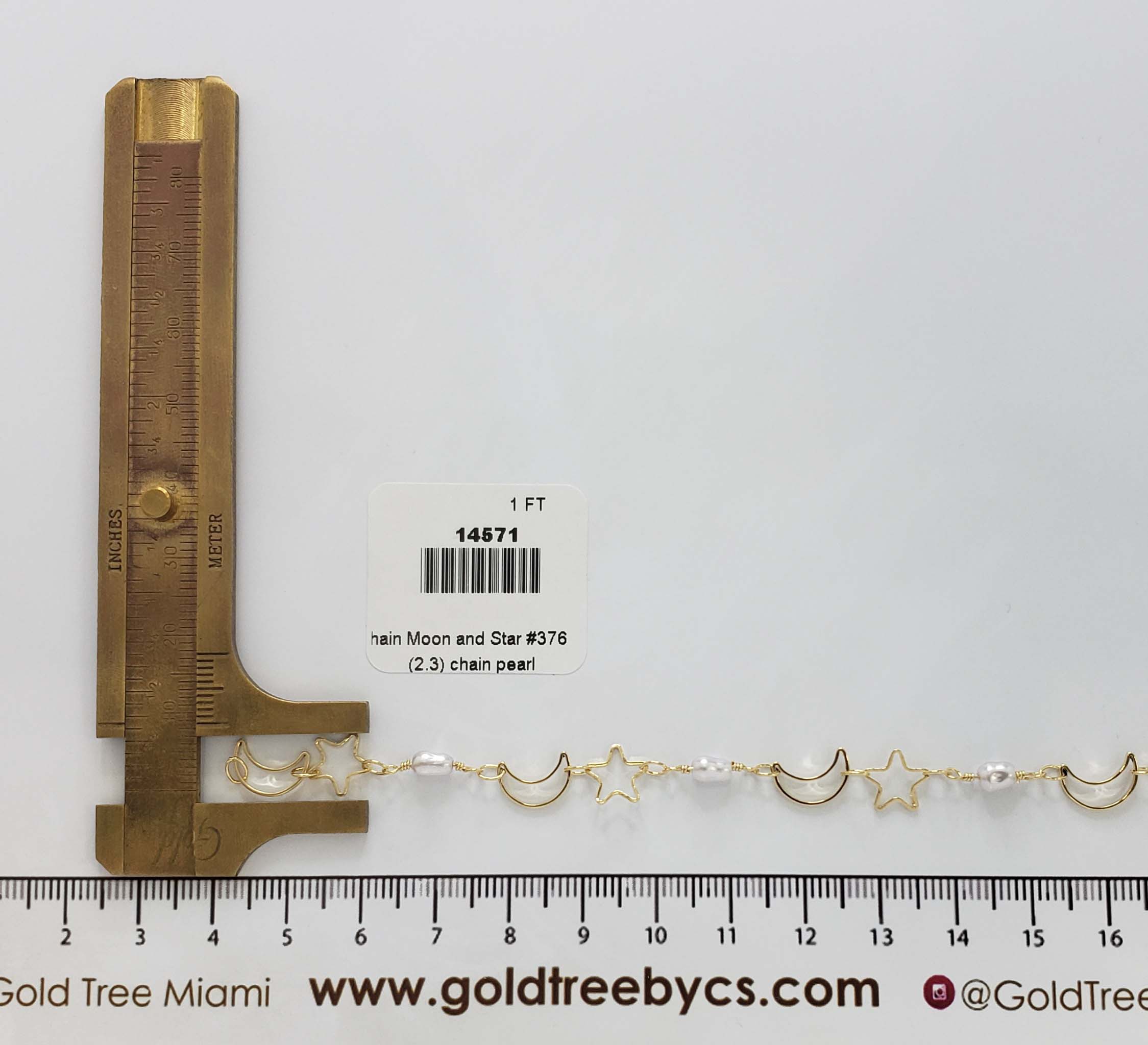 14571 Chain Moon and Star #376