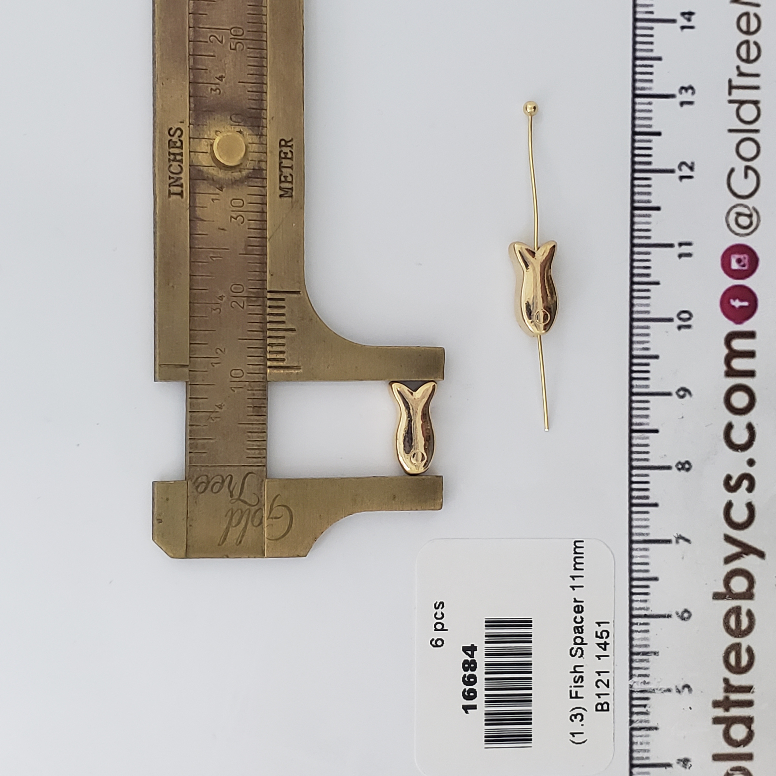 16684 Oceanic Grace Fish Spacer