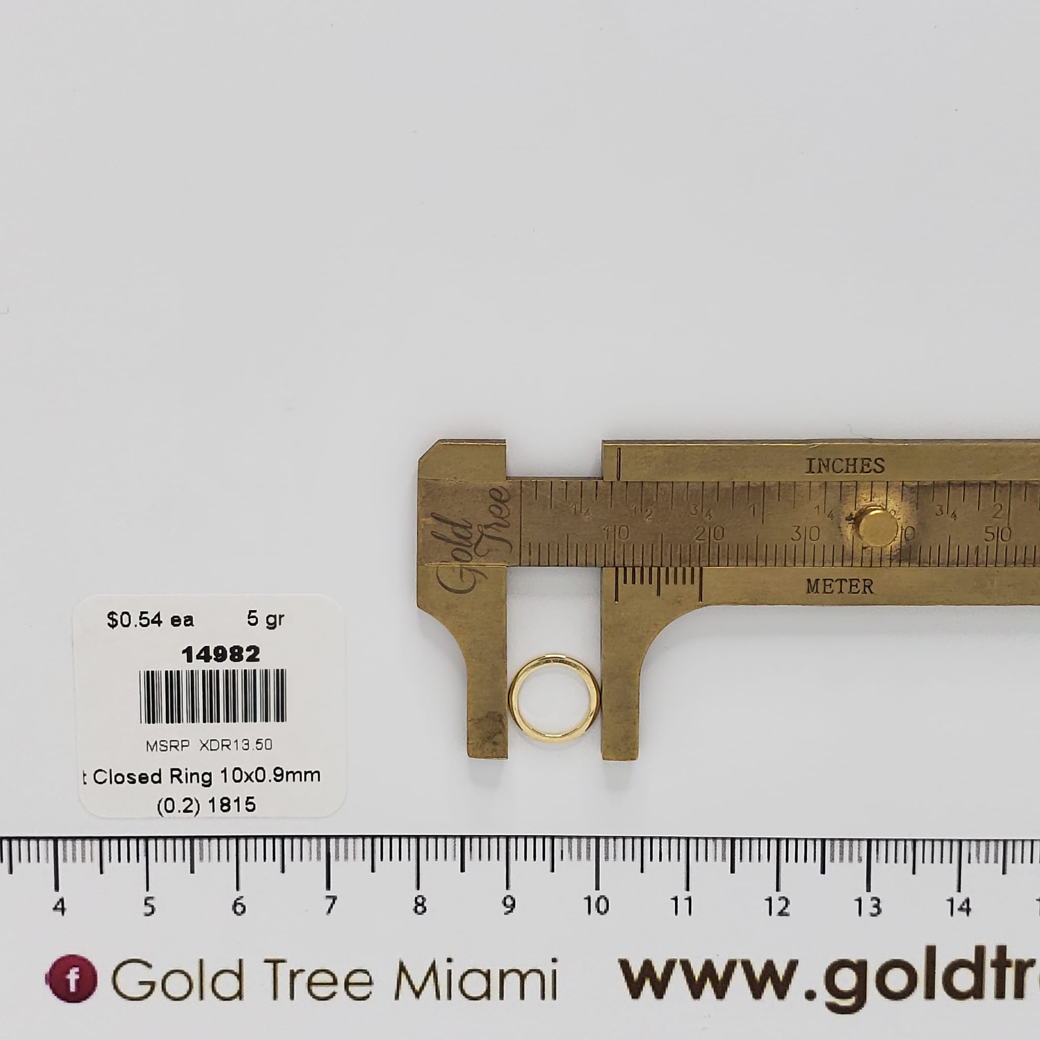 14982 10x0.9 Closed Ring Flat