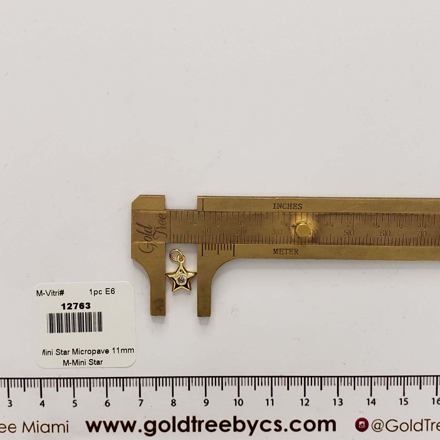 12763 Petite Starlight Micro-Pavé Charm