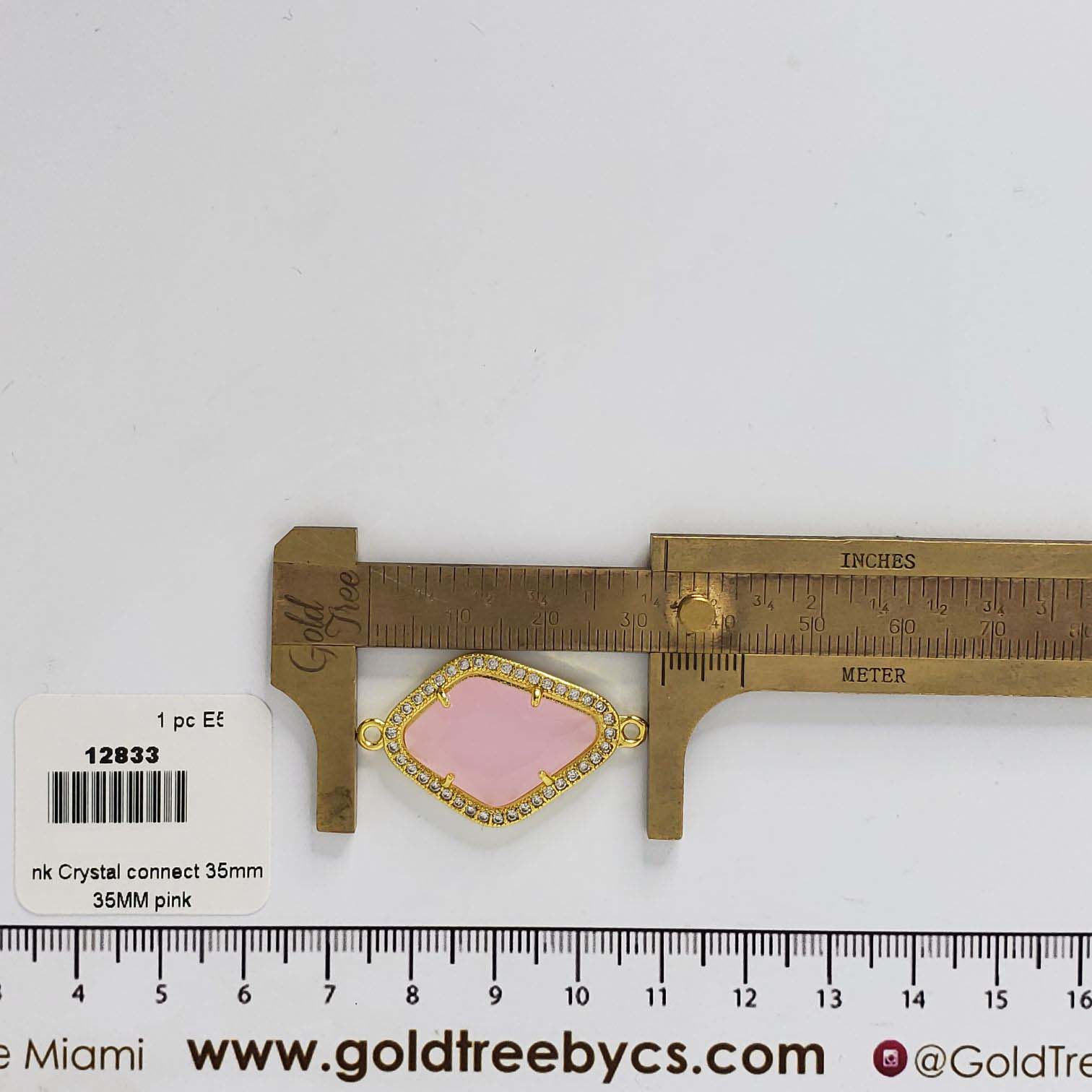 12833 Micropave Pink Crystal connector