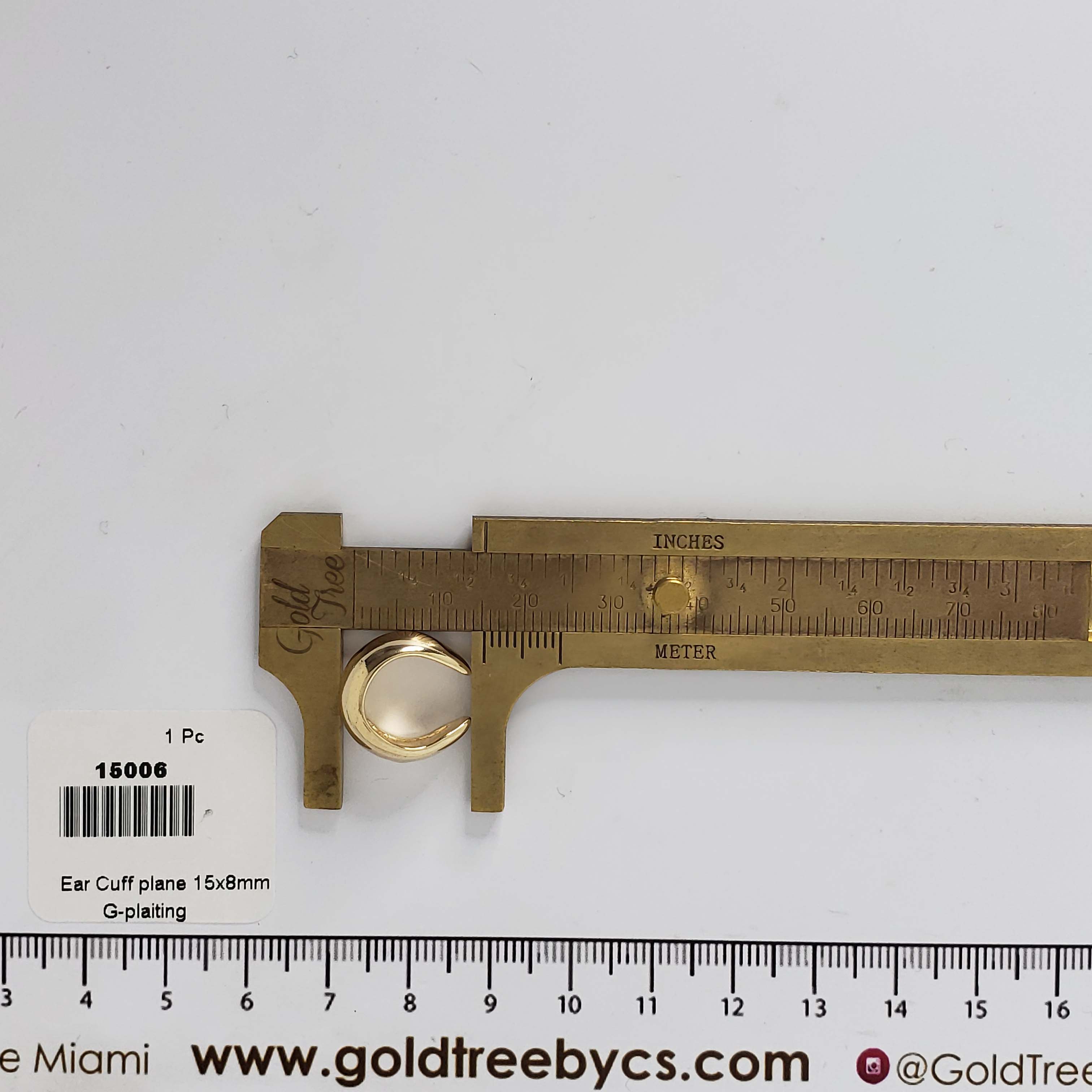 15006 Pendiente Earcuff Liso