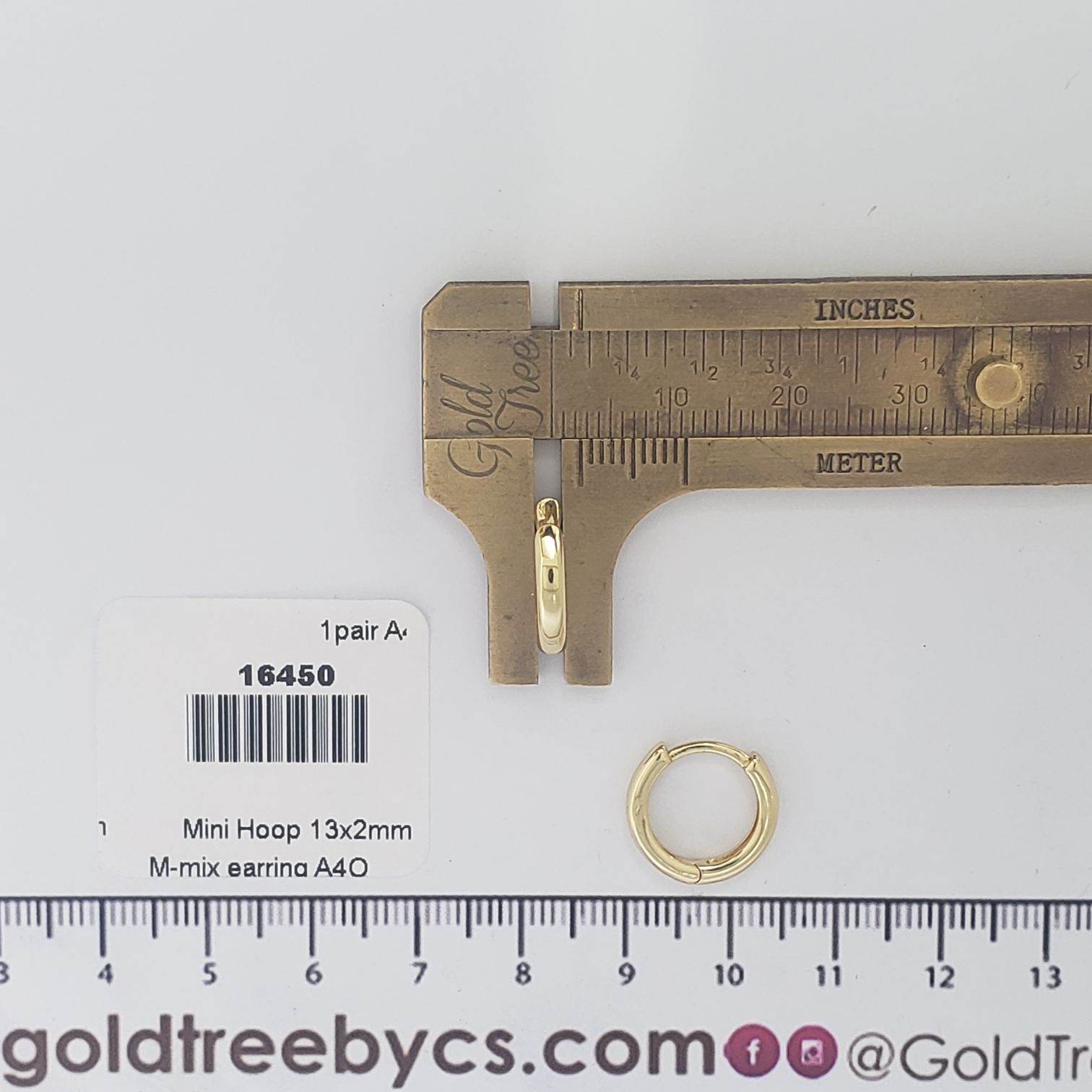 16450 13x2mm Mini Hoop