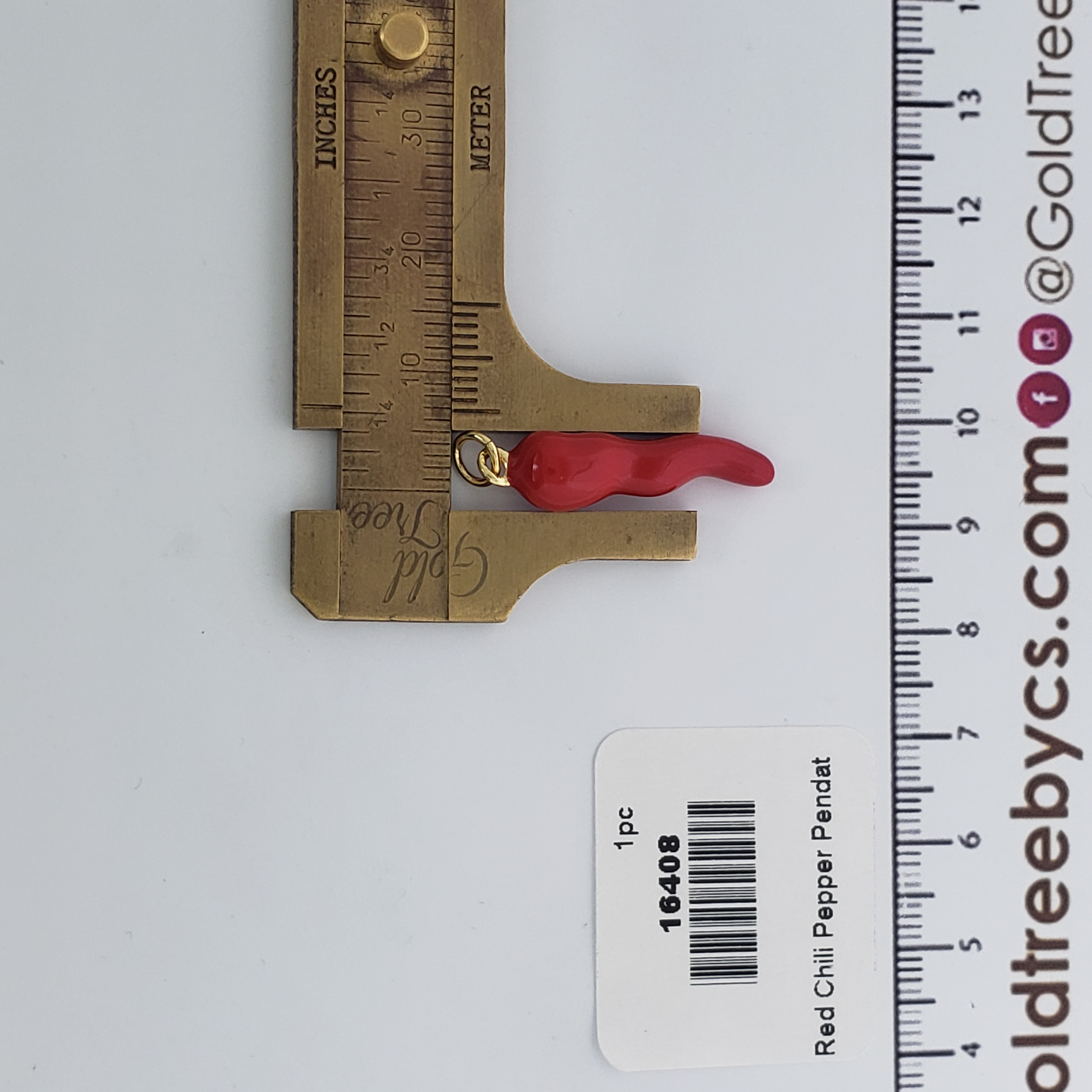 16408 Red Chili Pepper Pendat