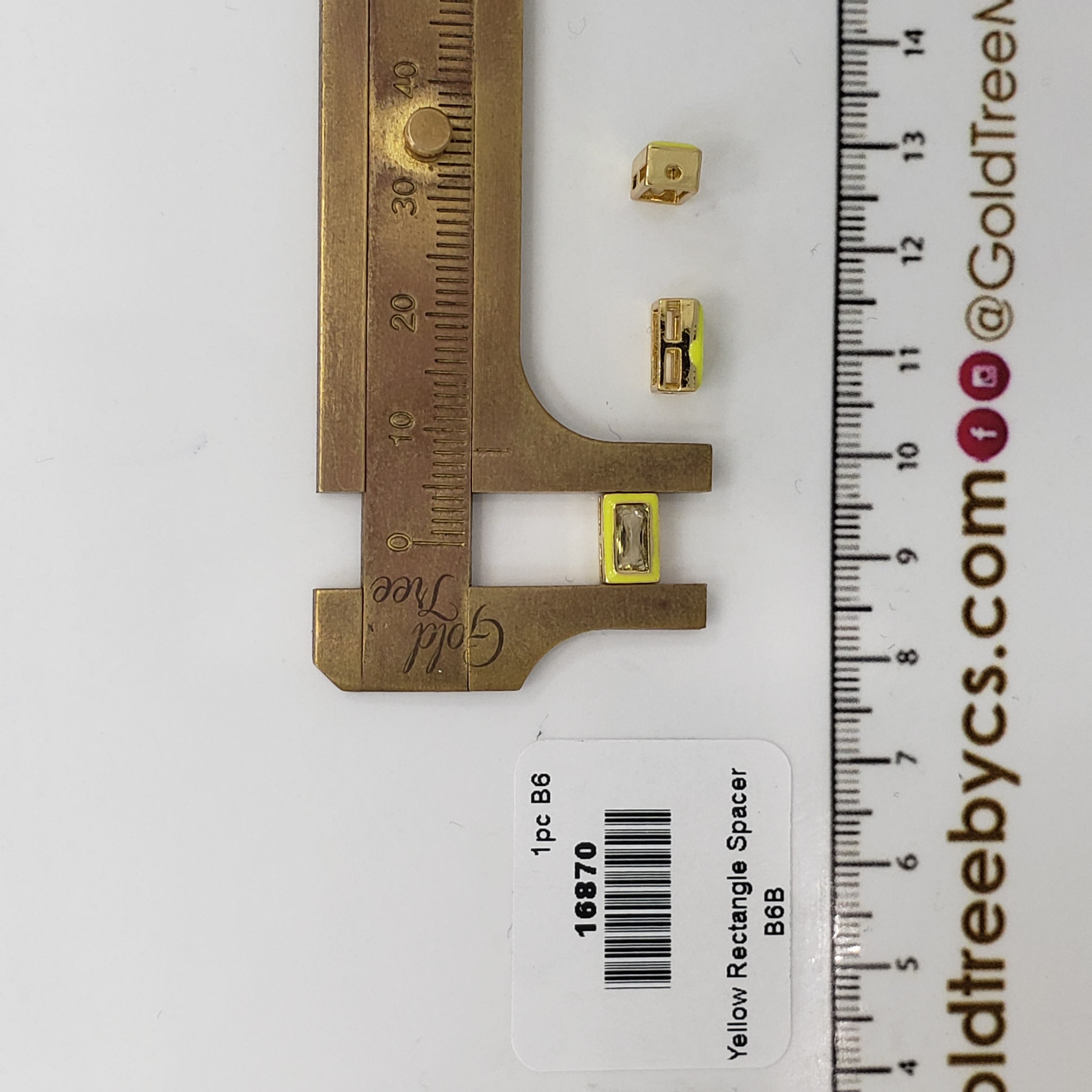 16870 Yellow Rectangle Spacer