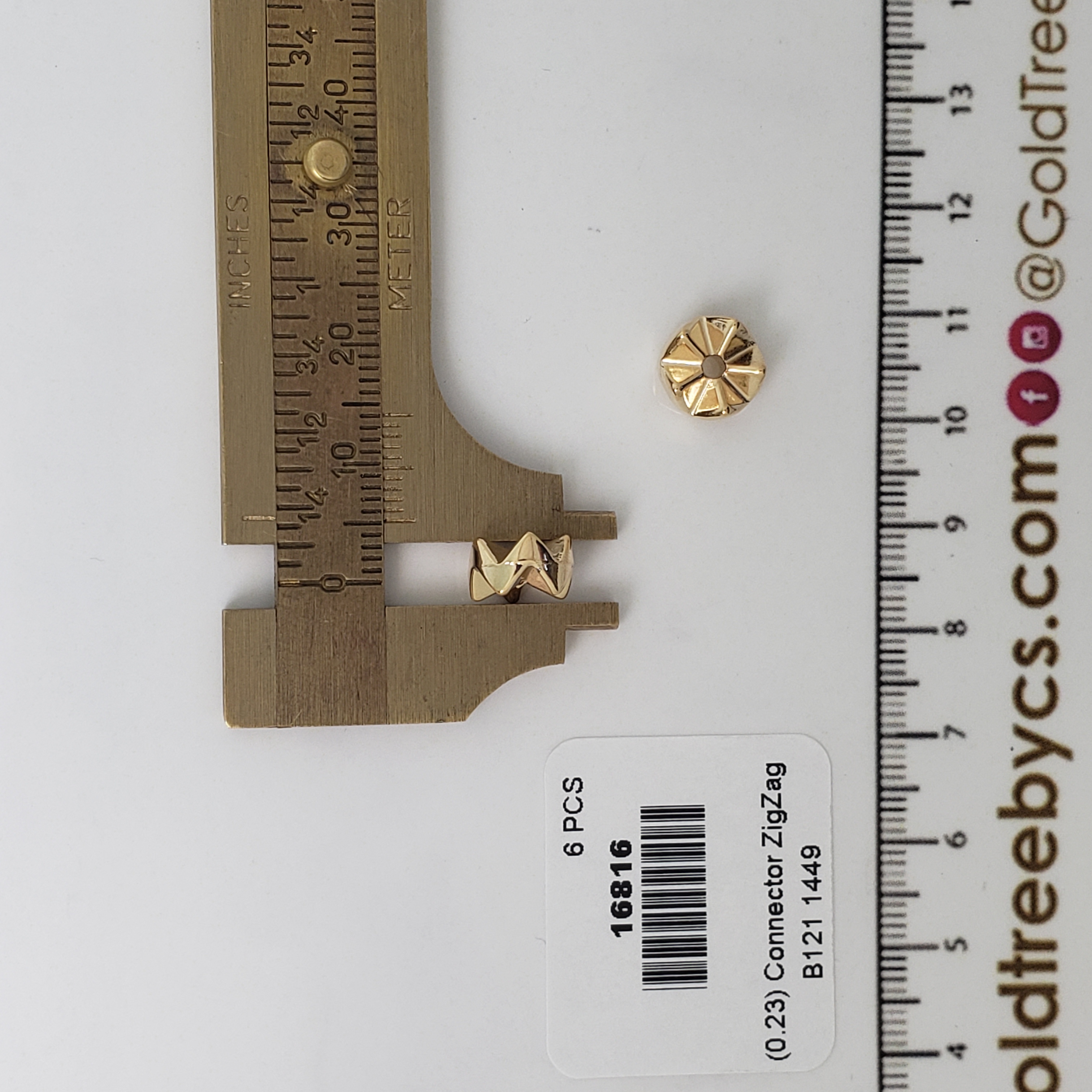 16816 Zigzag Elegance Connector