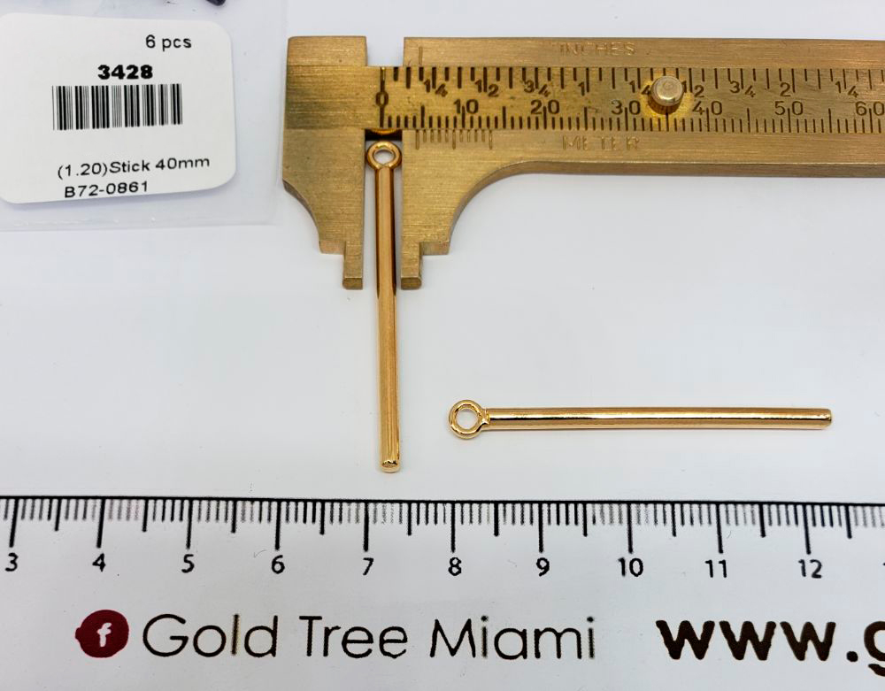 3428 Medium Stick Pin with Hole