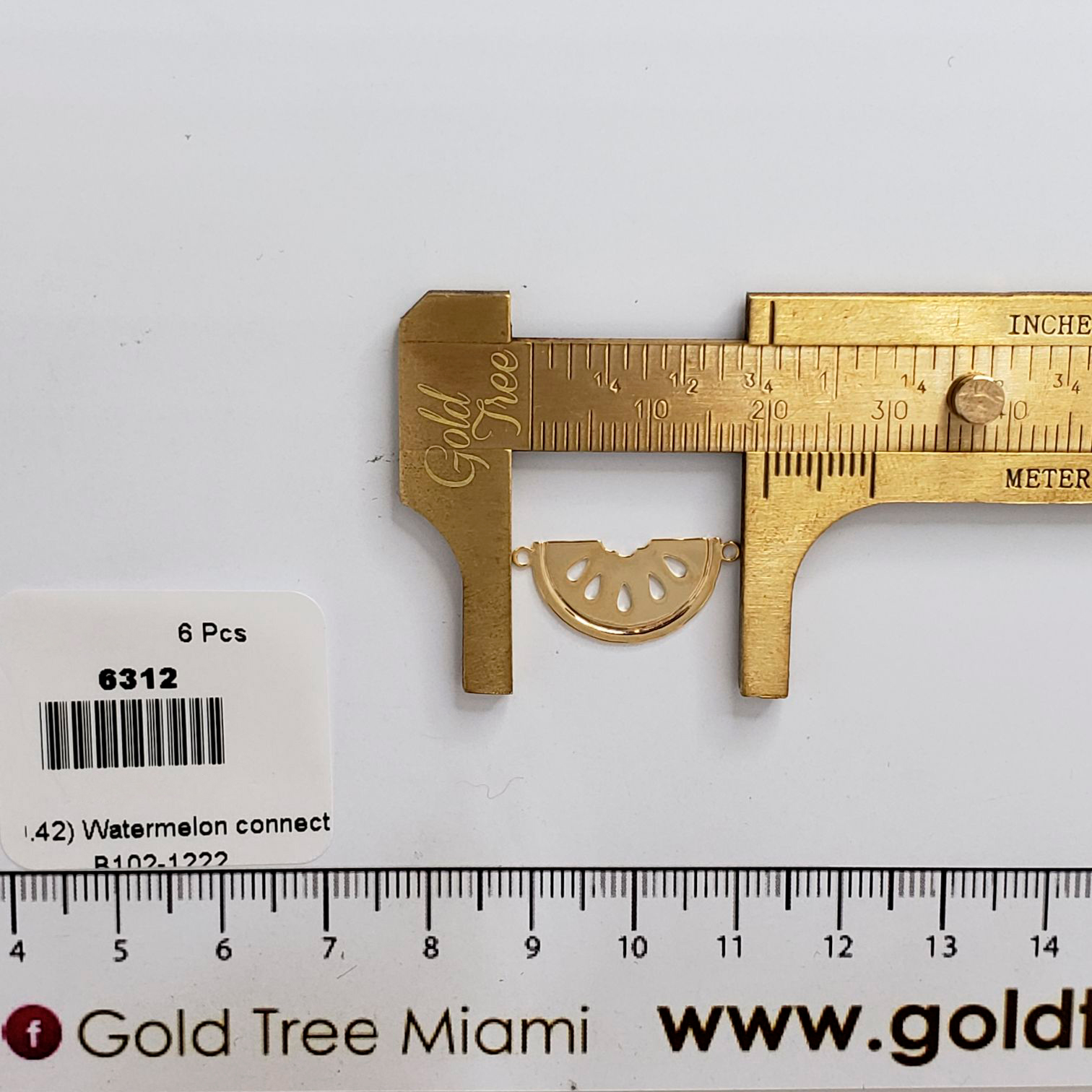 6312 Watermelon Slice Connector