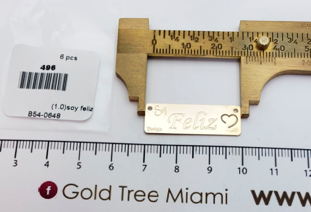 496 Soy Feliz Plate Connector