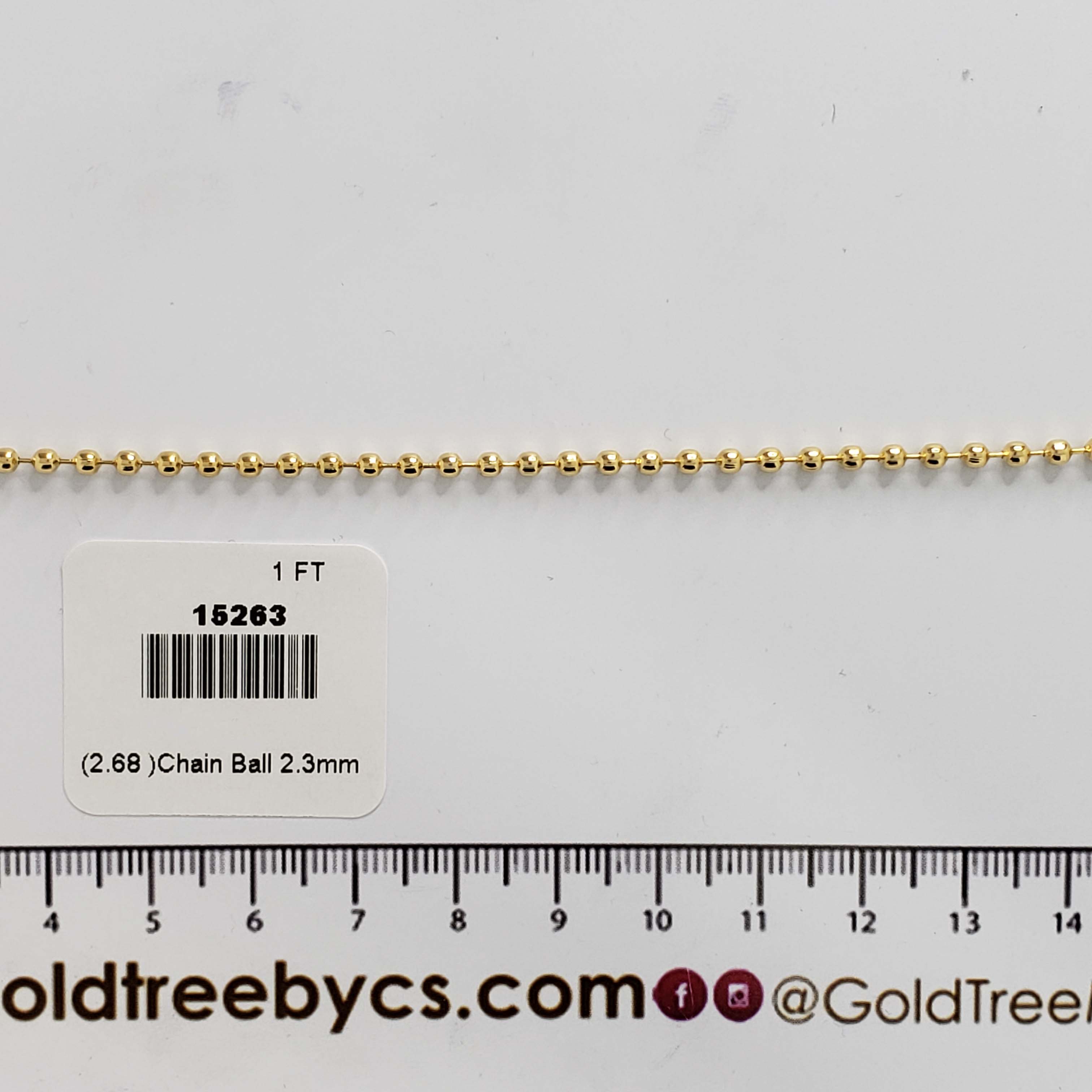 15263 Chain Ball 2.3mm