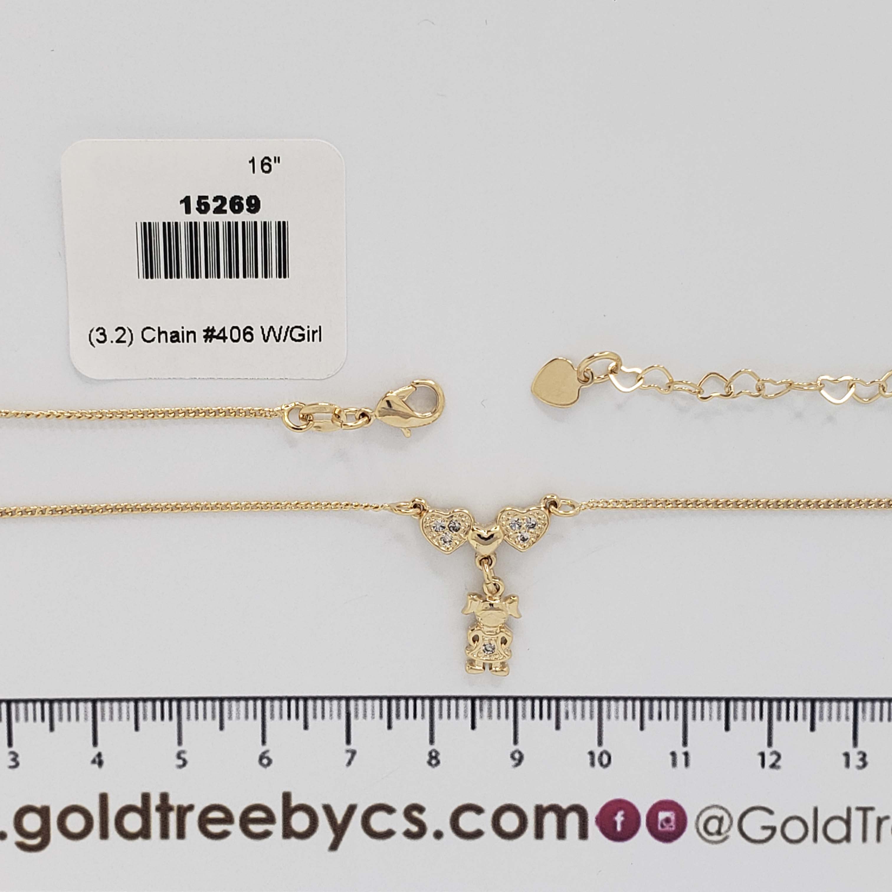 15269 Chain #406 W/Girl