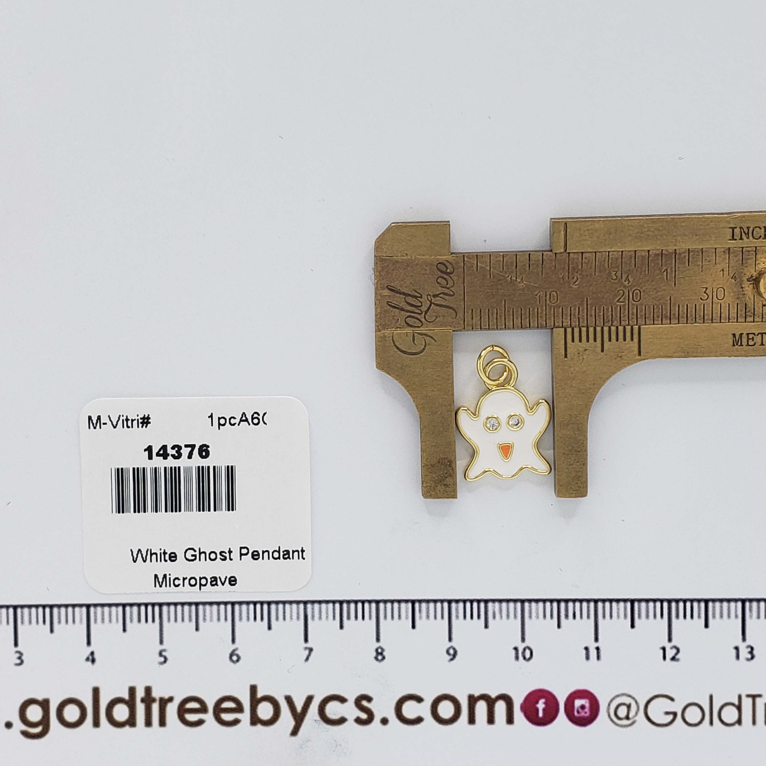 14376 Cadena Fantasma Blanco