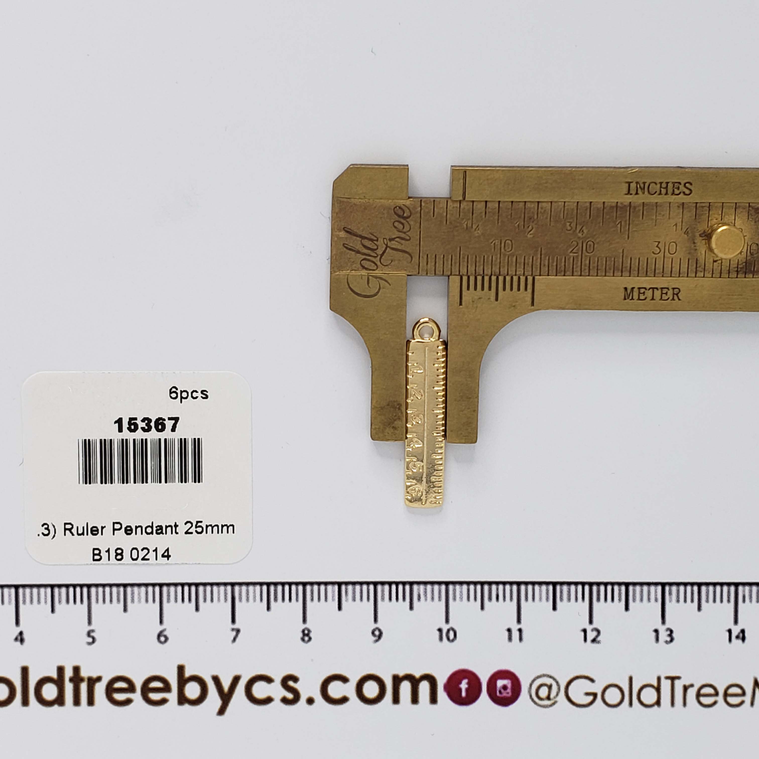 15367 Ruler Pendant
