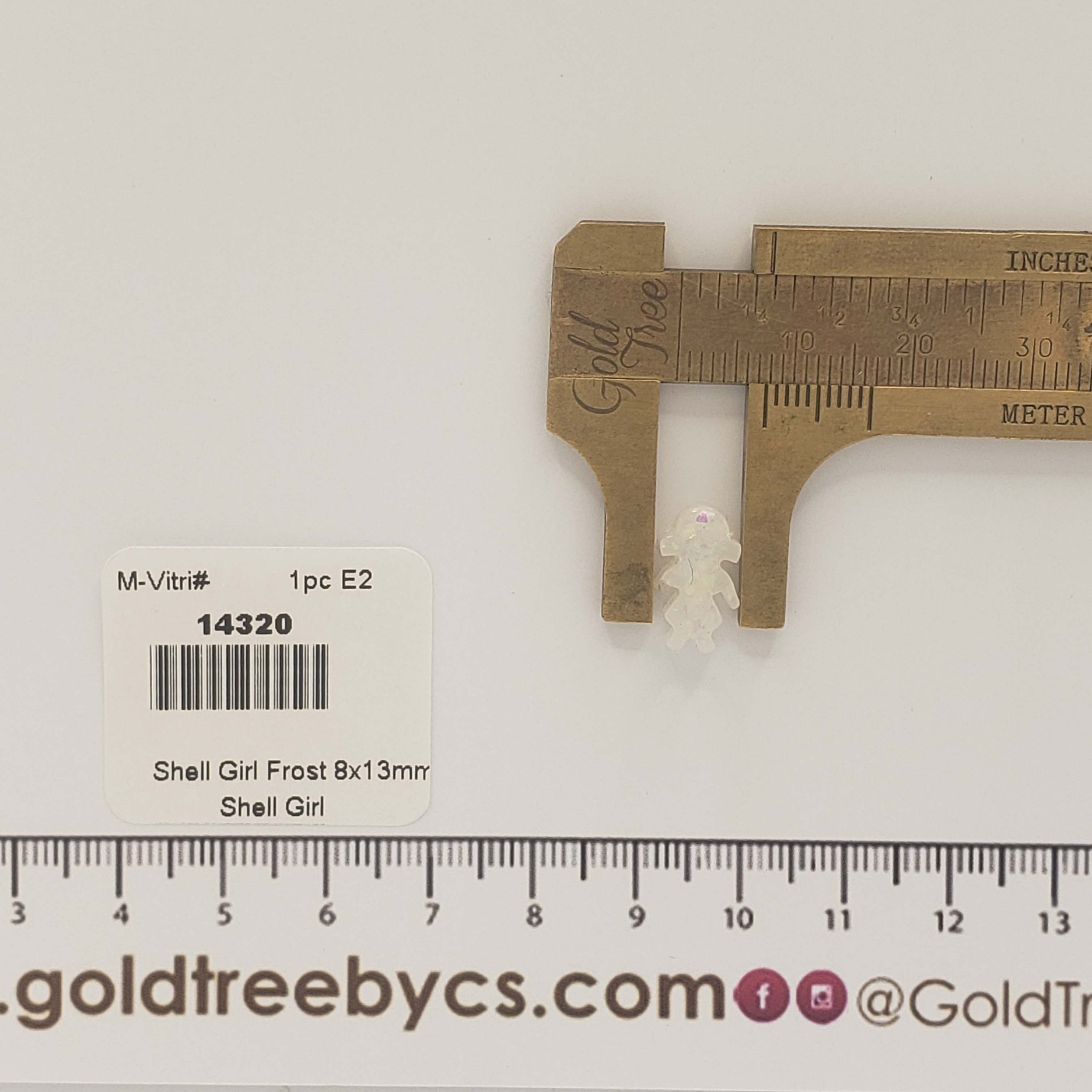 14320 Cadena Concha Niña Escarchada