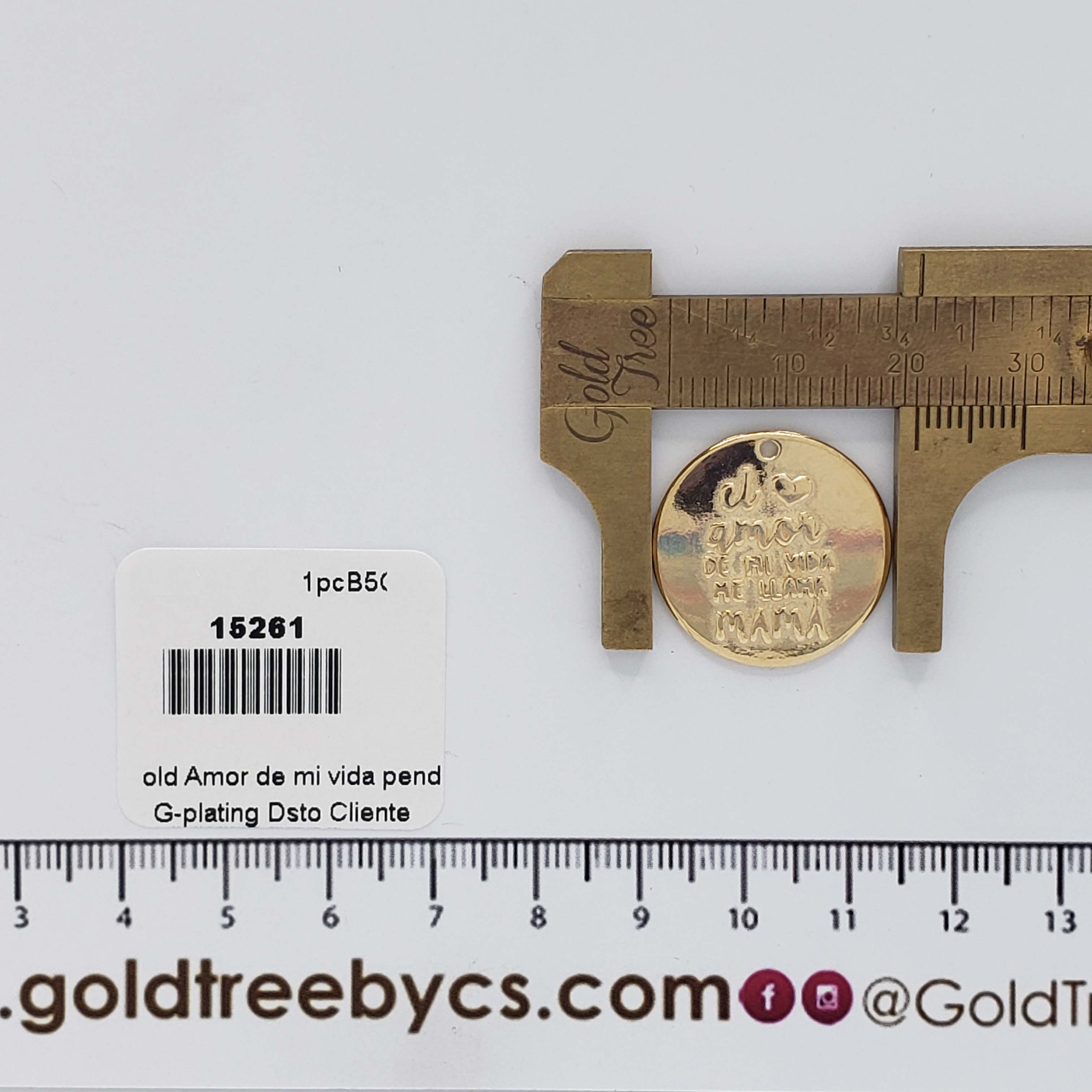 15261 'Amor de Mi Vida' Pendant