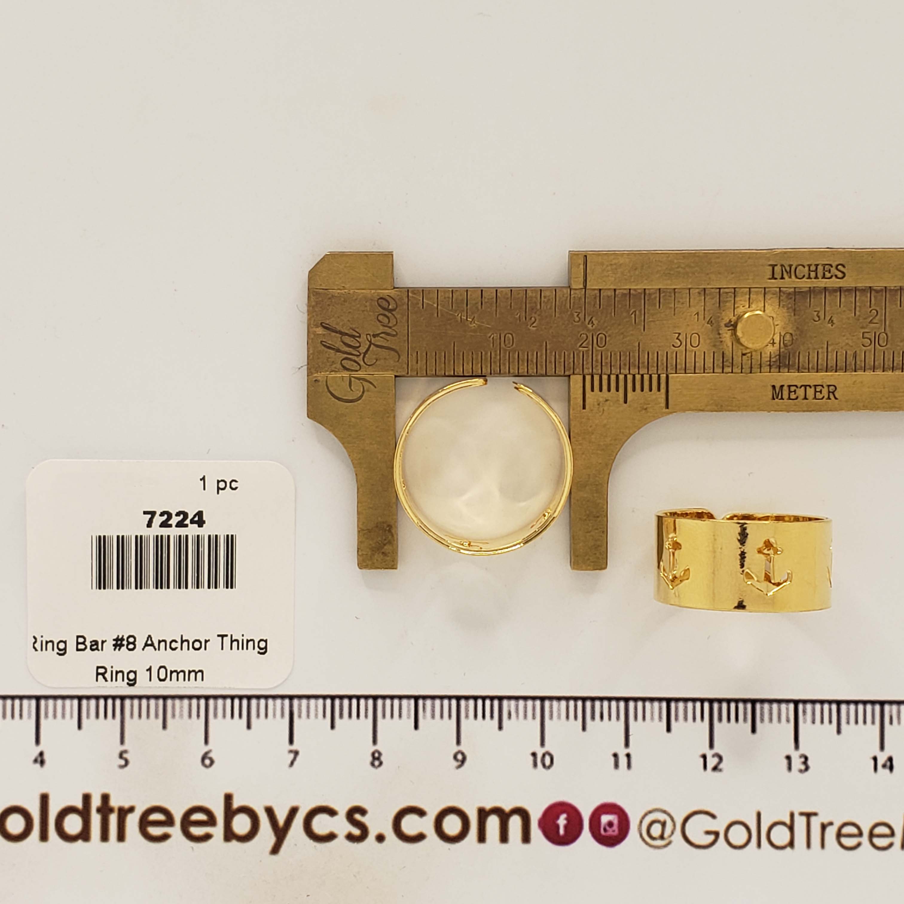 7224 Anillo De Barra #8 Ancla