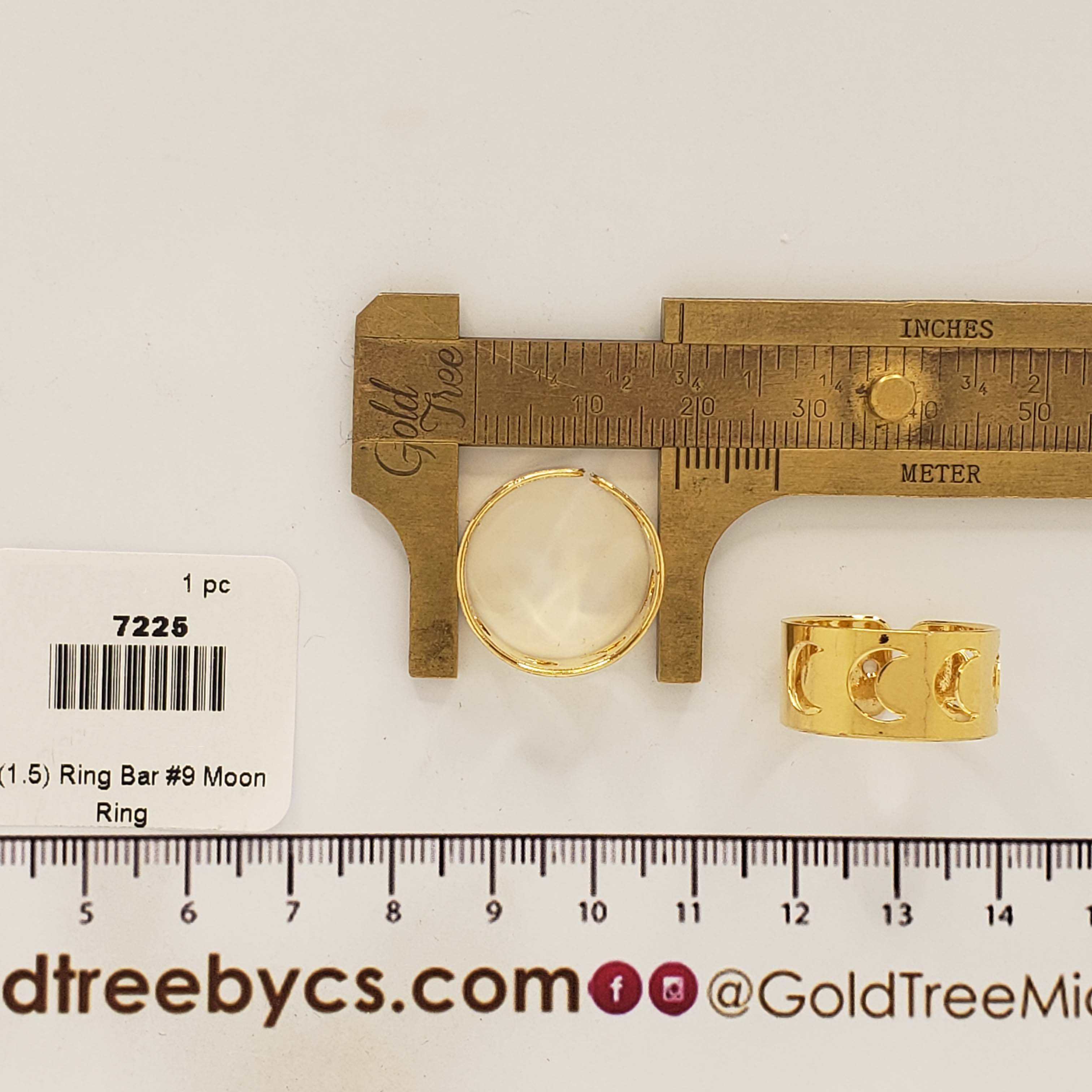 7225 Ring Bar #9 Moon
