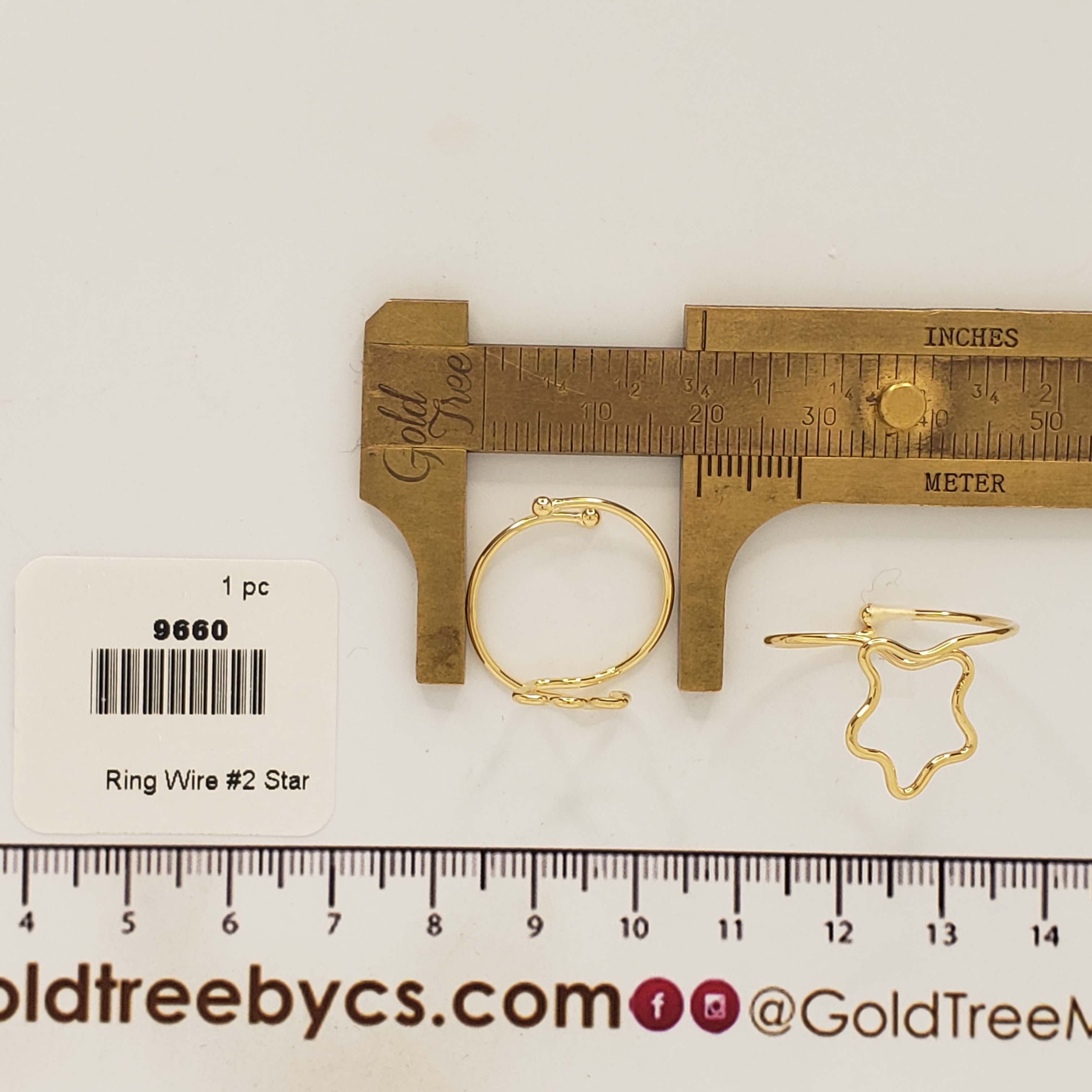 9660 Ring Wire #2 Star
