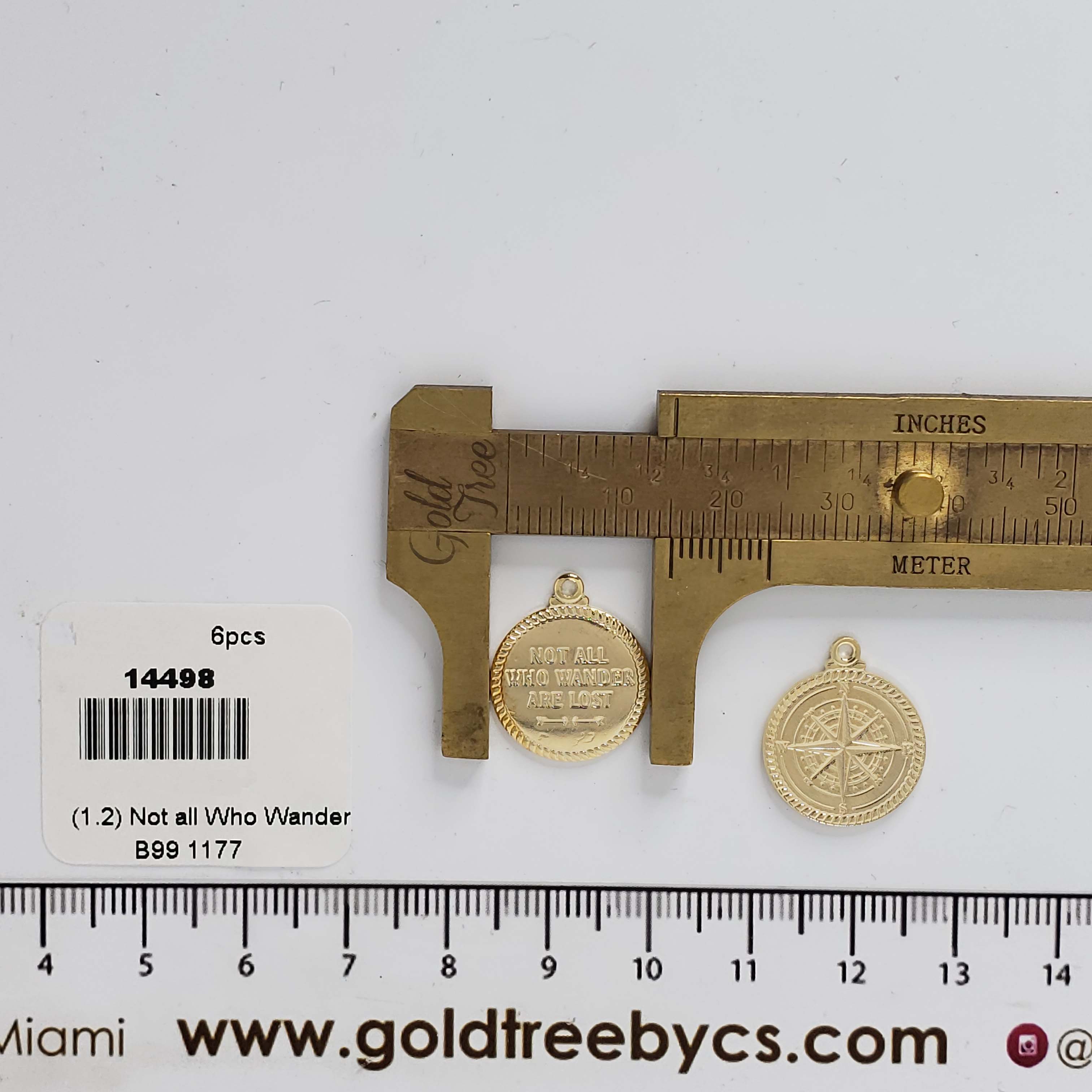 14498 Not All Who Wander are Lost Pendant