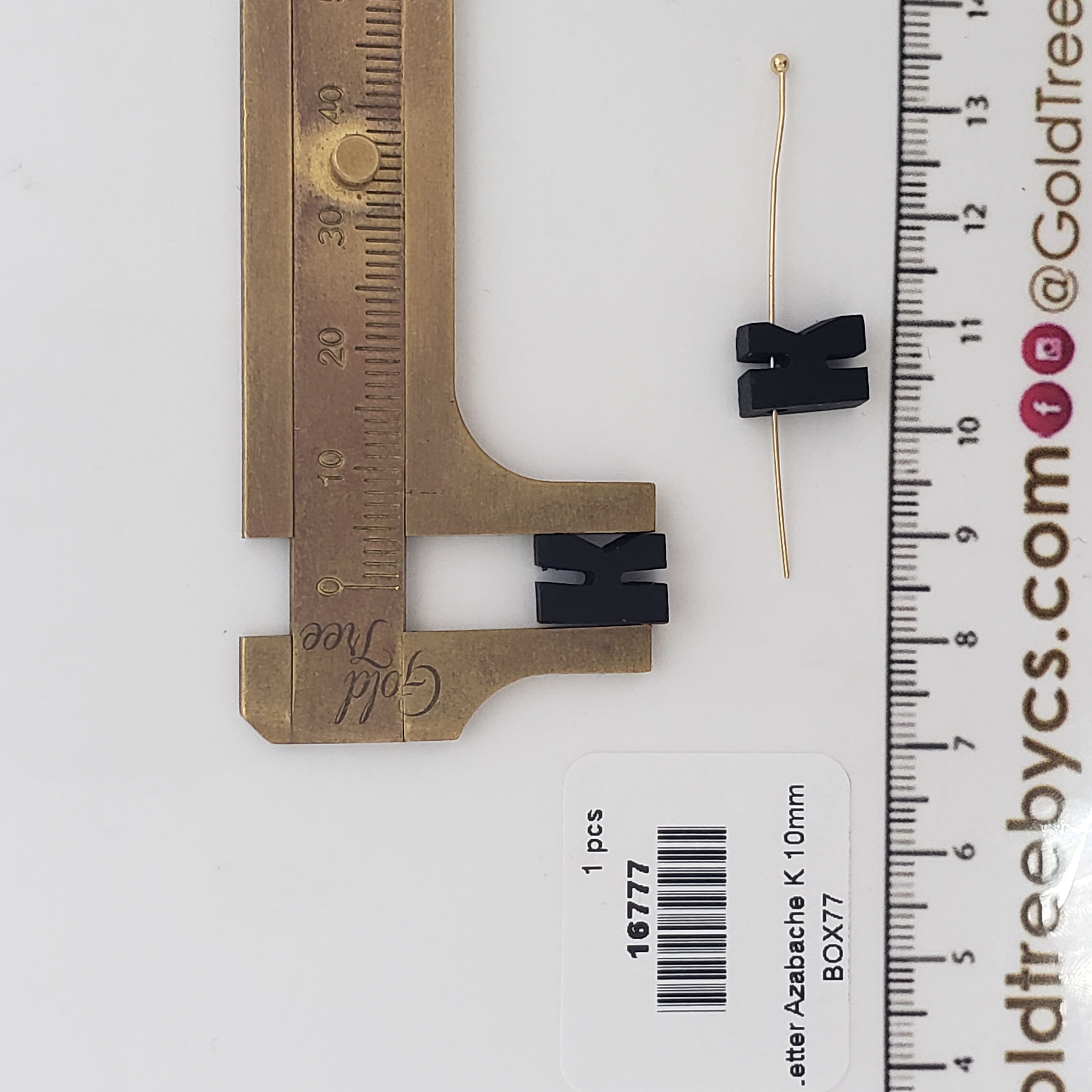 16777 Initial Letter K Azabache Spacer