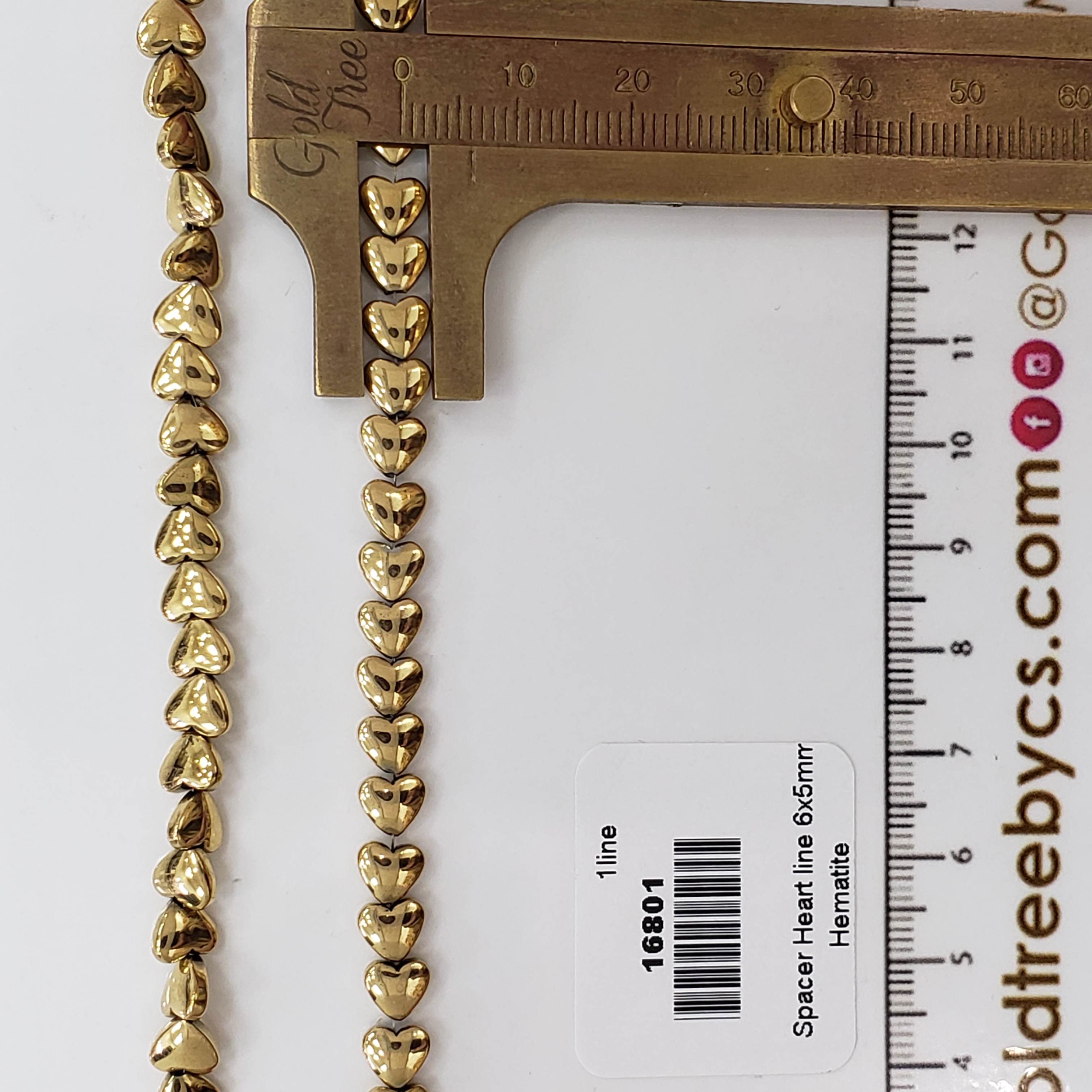 16801 Heart Line Spacer