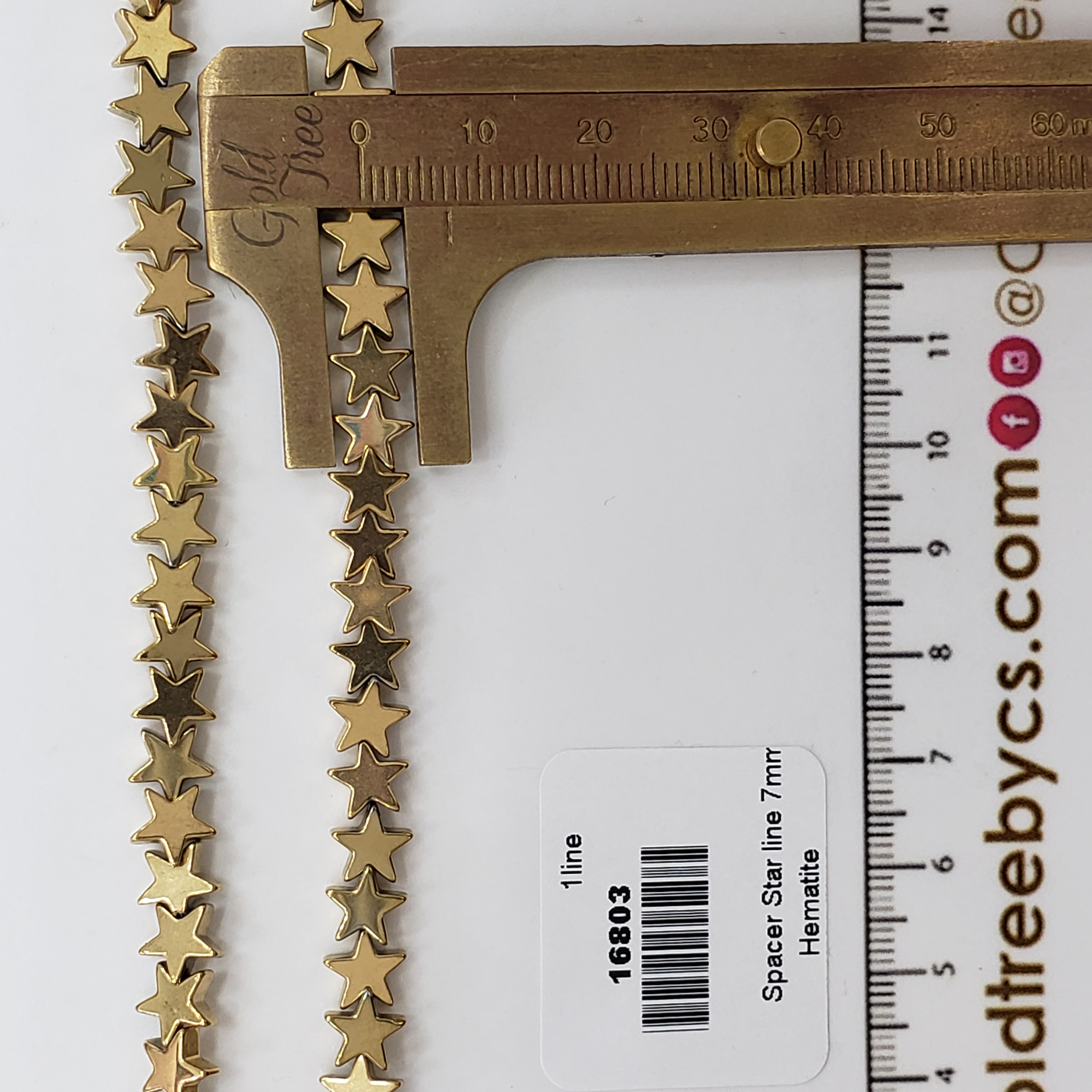 16803 Gold Star Line Spacer