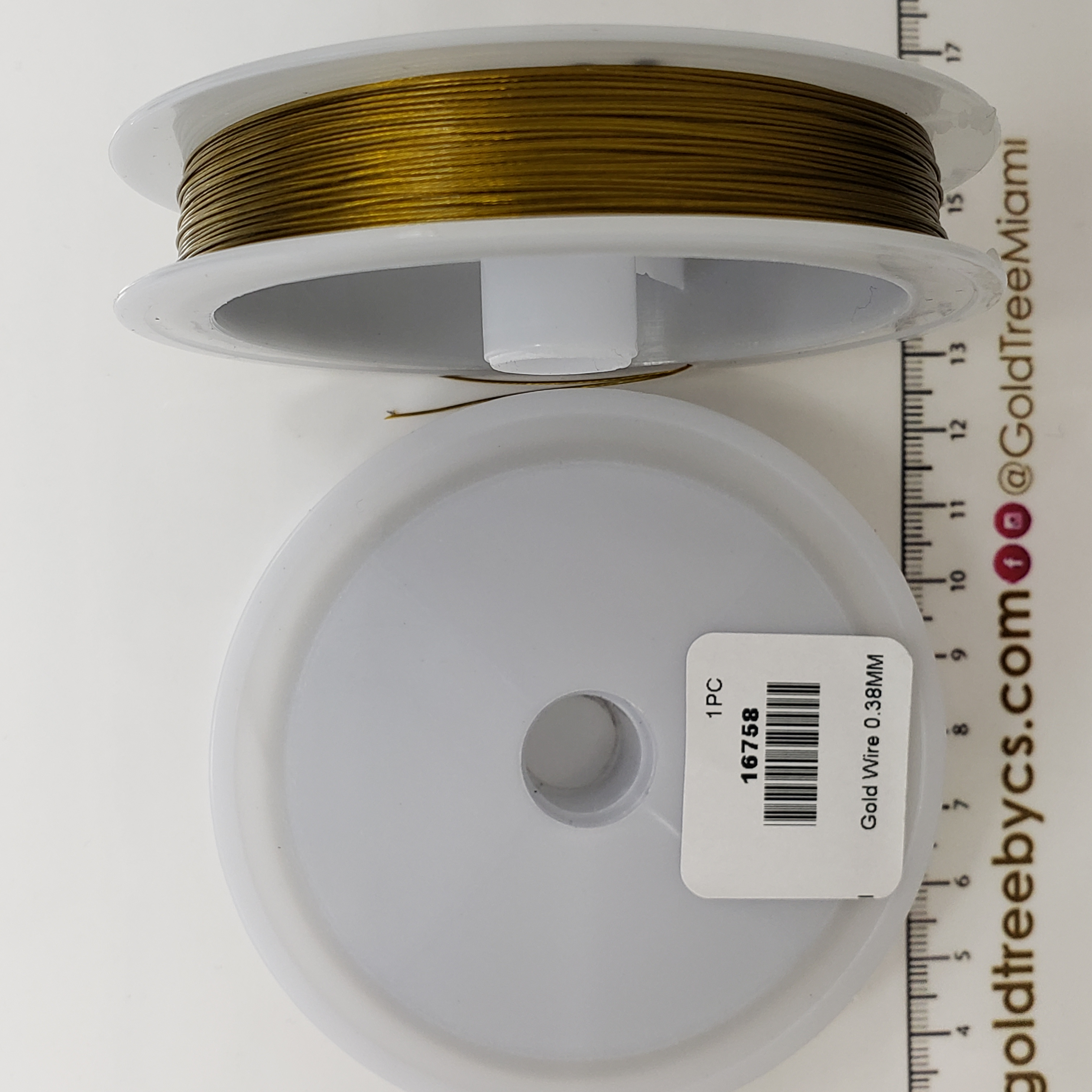 16758 Alambre Dorado 0.38mm