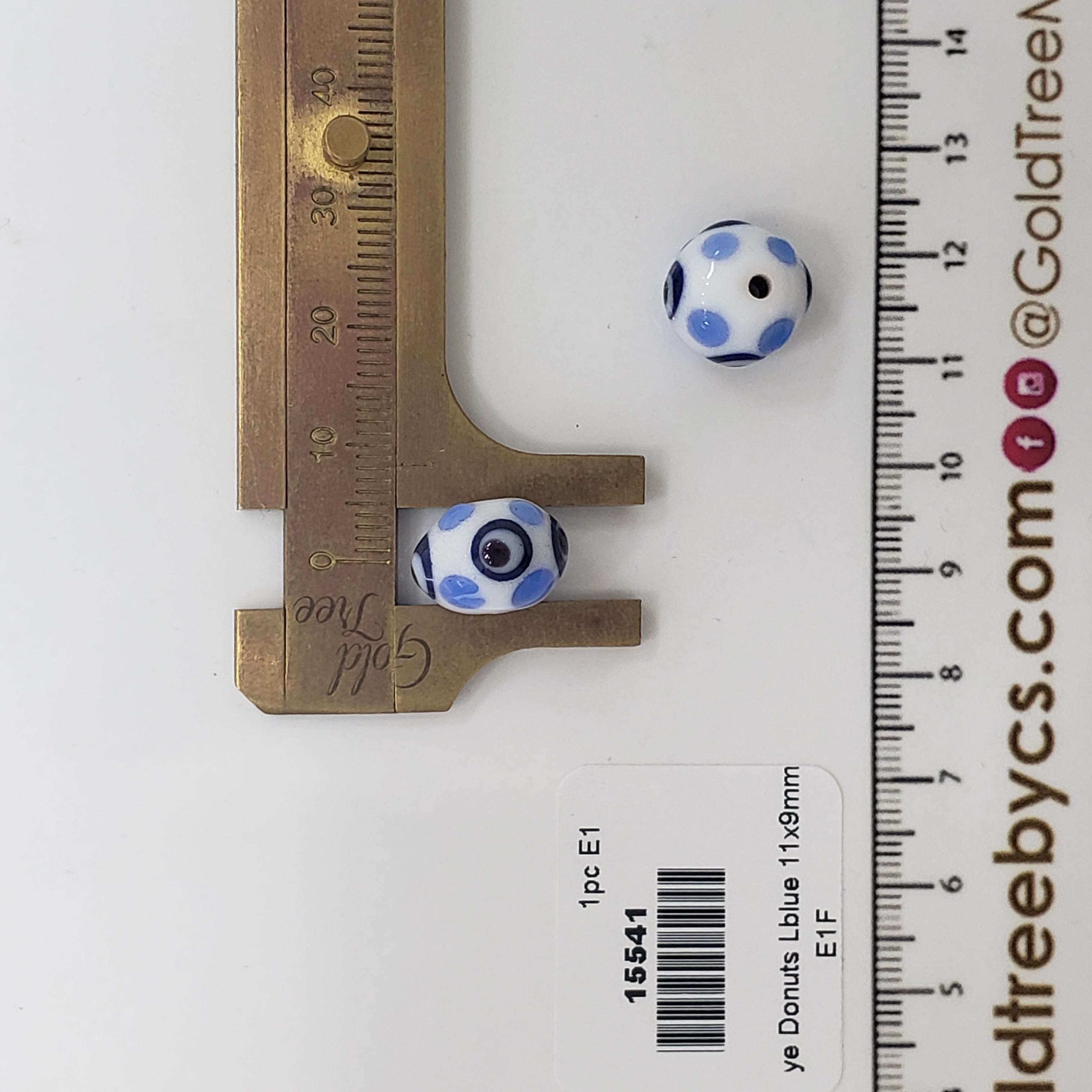 15541 Separador Donut Ojo Azul Claro