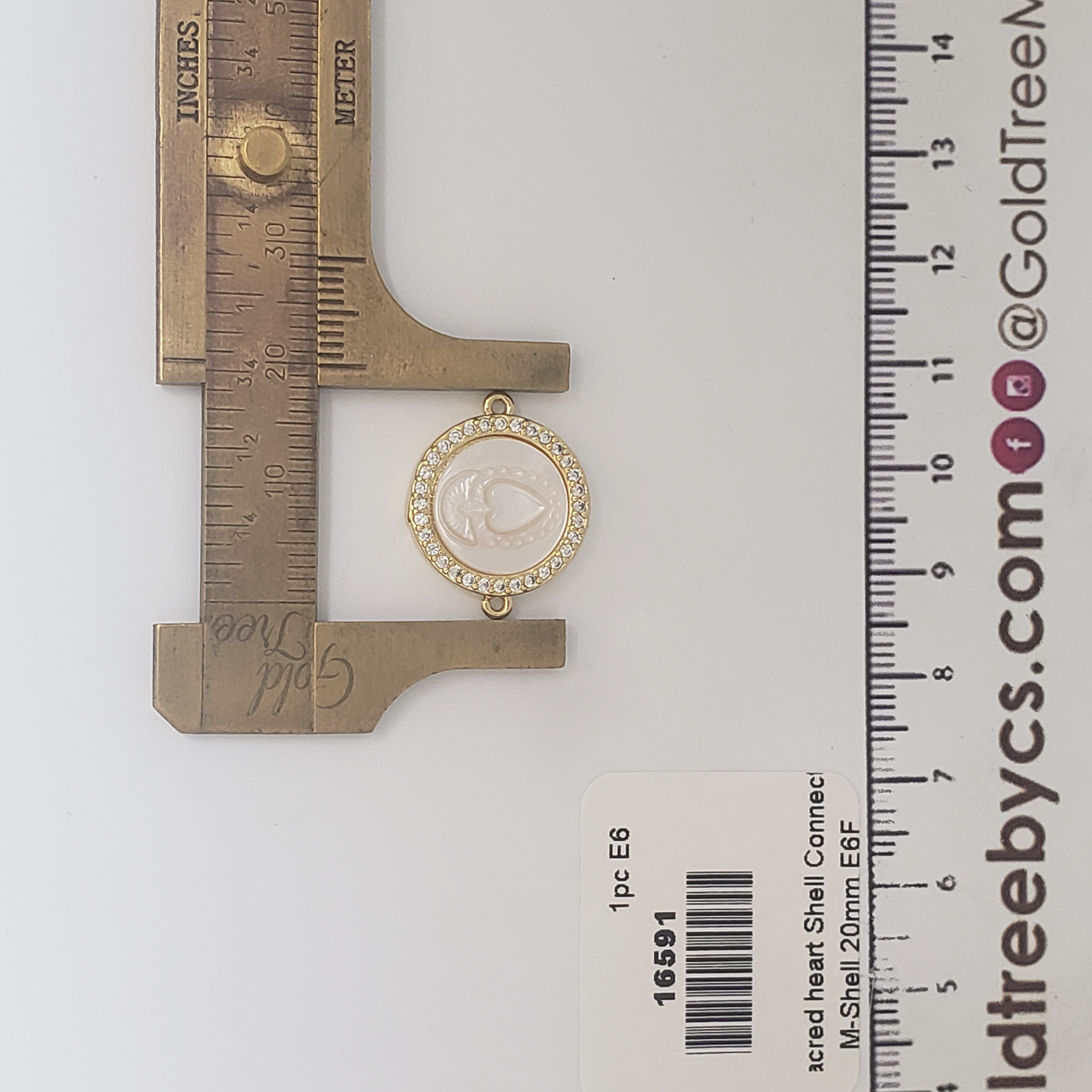 16591 Sacred Heart Shell Connector