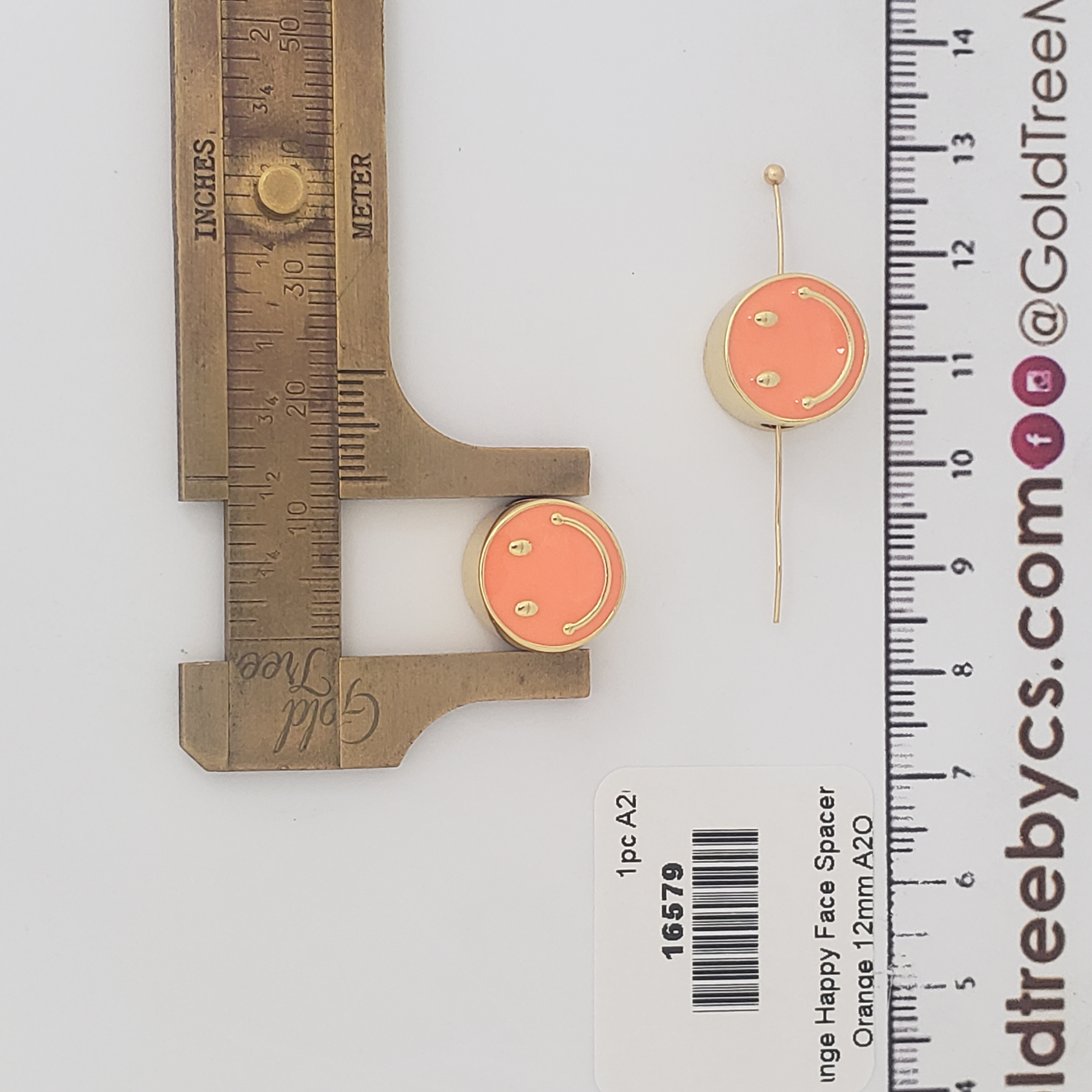 16579 Separador Cara Feliz Naranja