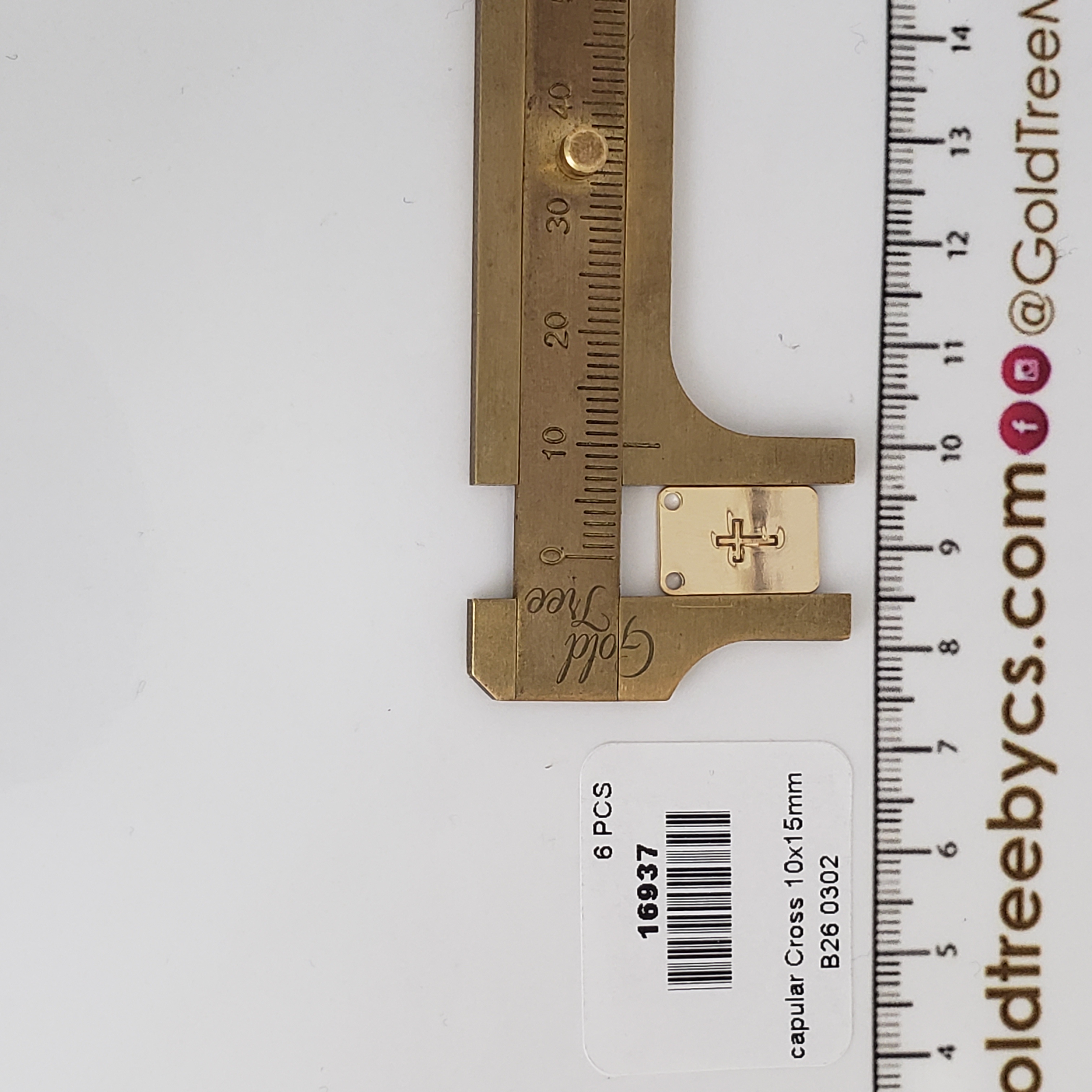 16937 Mini Cruz Escapulario