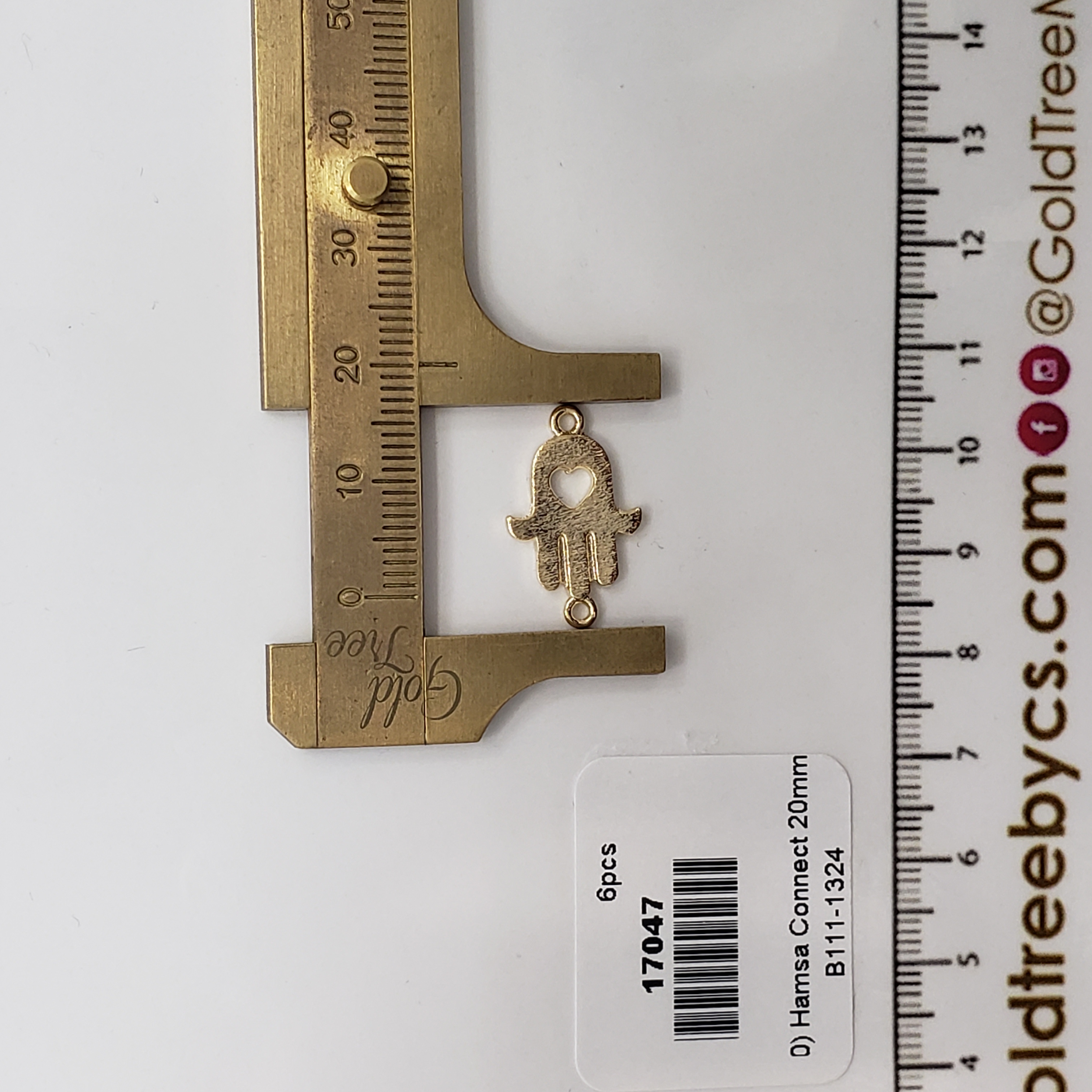 17047 Spiritual Hamsa Connector