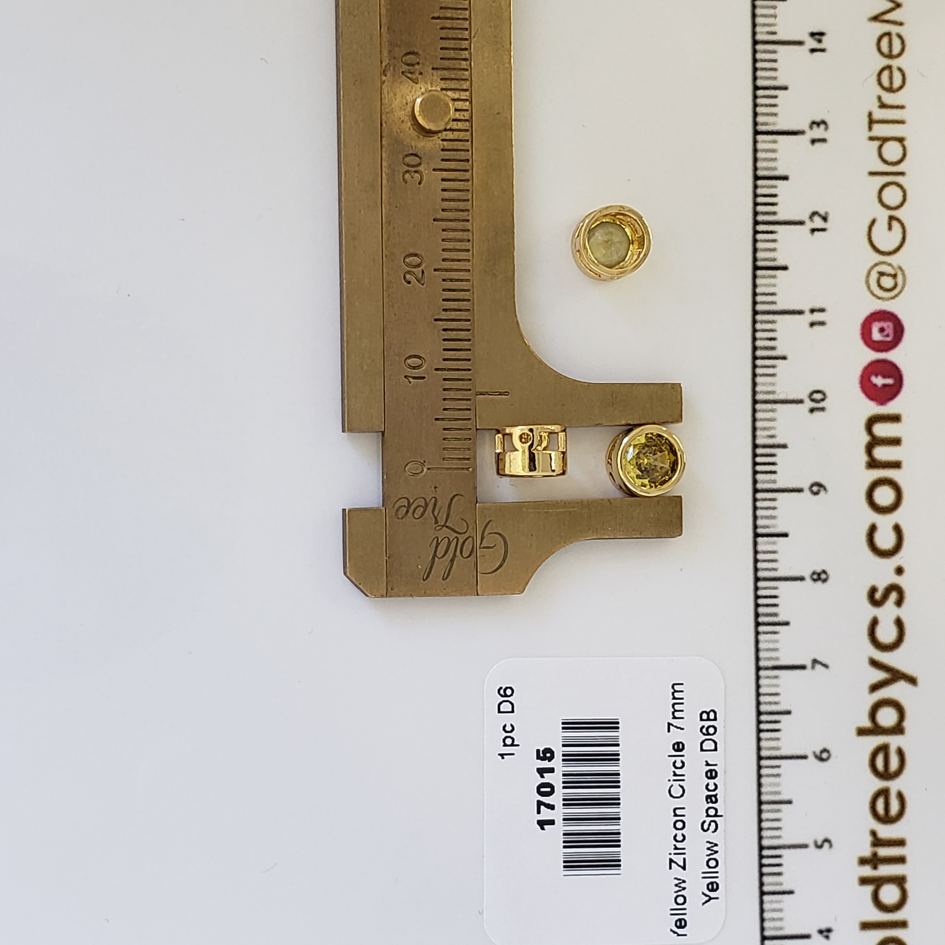 17015 Sunshine Glow Circle Yellow Spacer