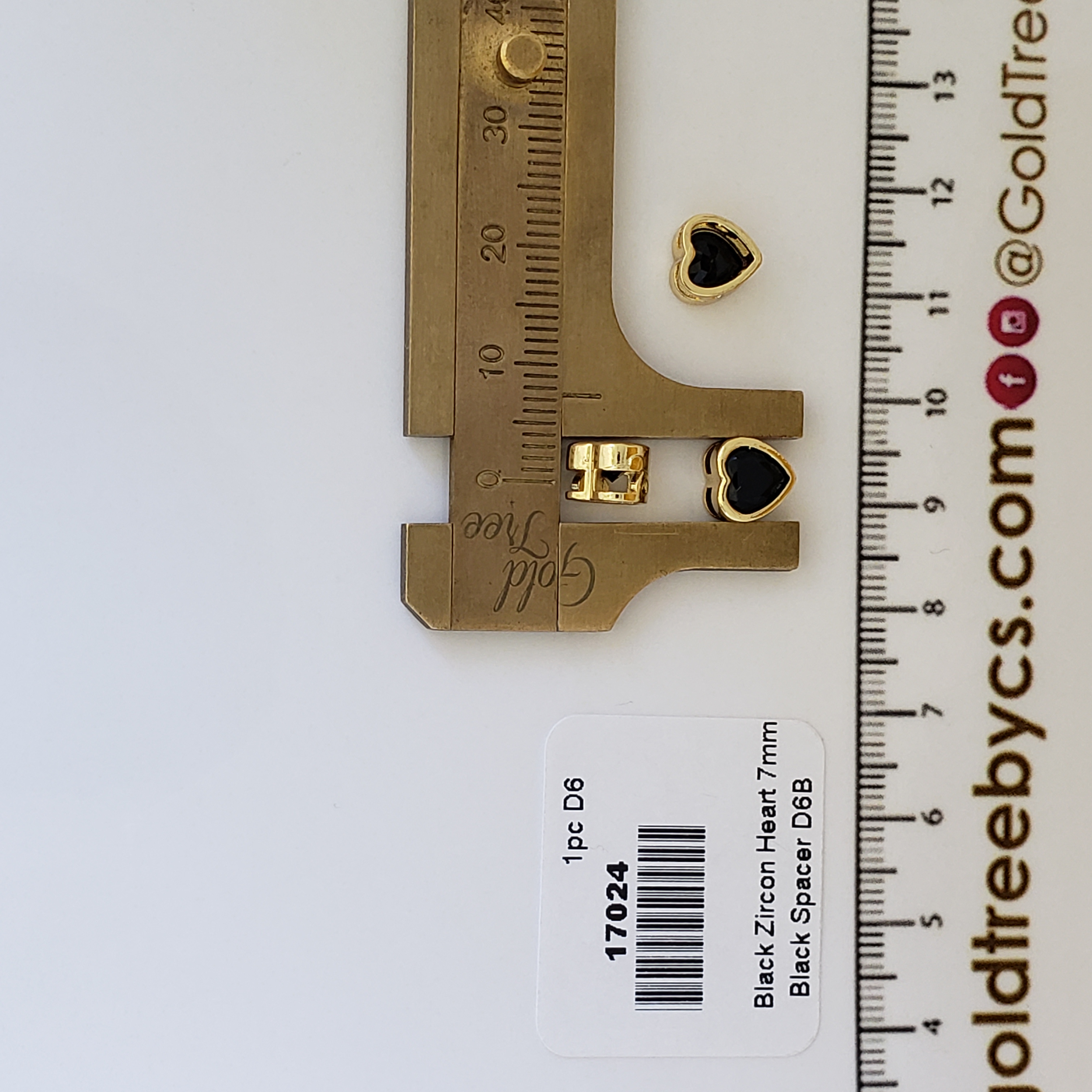 17024 Elegant Black Spacer