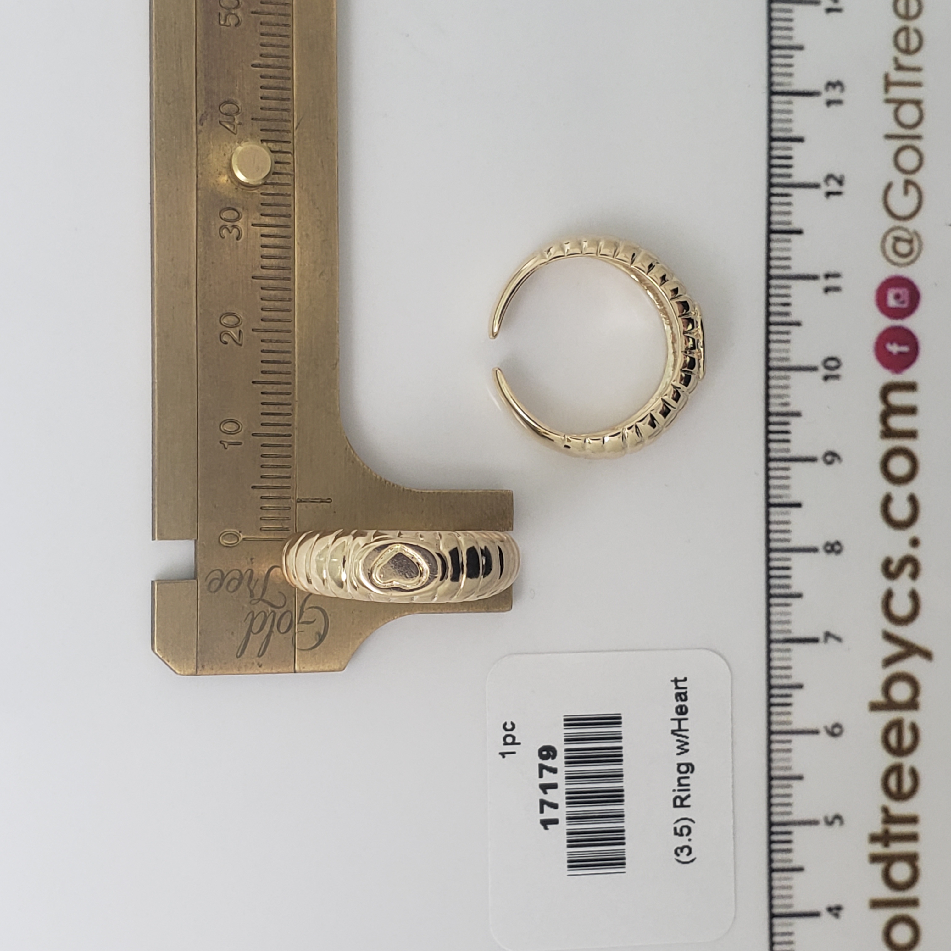 17179 Ring with Heart