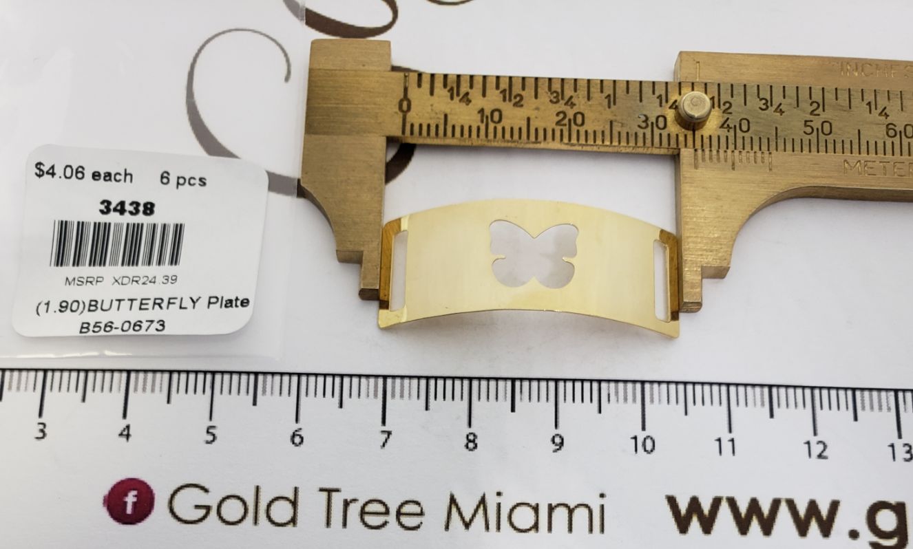 3438 Butterfly Plate Connector