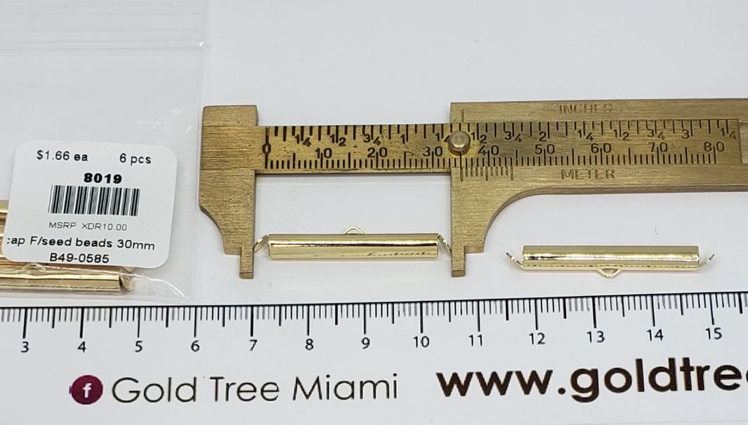 8019 Long End cap with Ring 