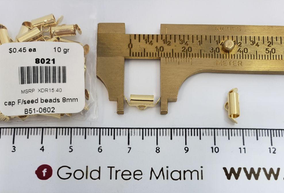 8021 Small End cap with Ring 