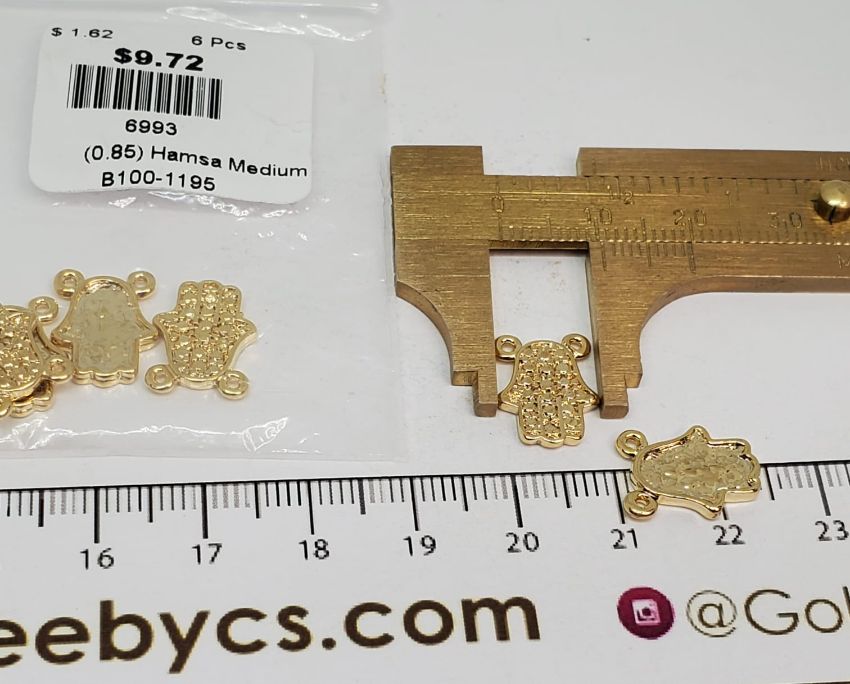 6993 Medium Hamsa Connector