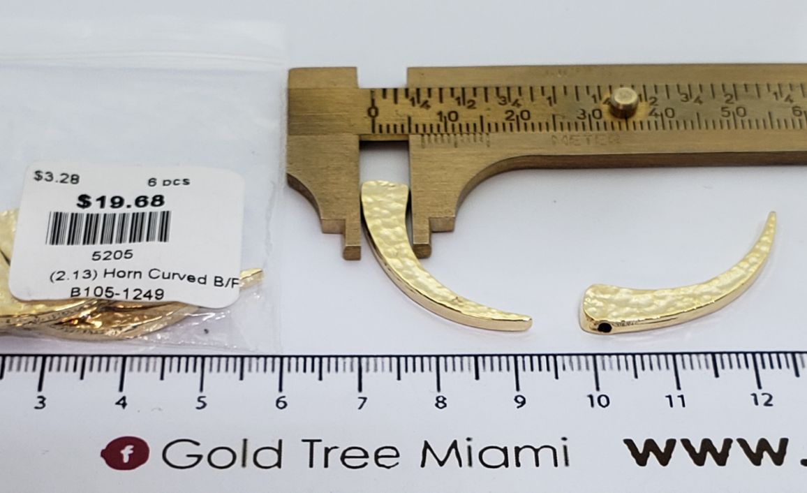 5205 Horn Curved Pendant