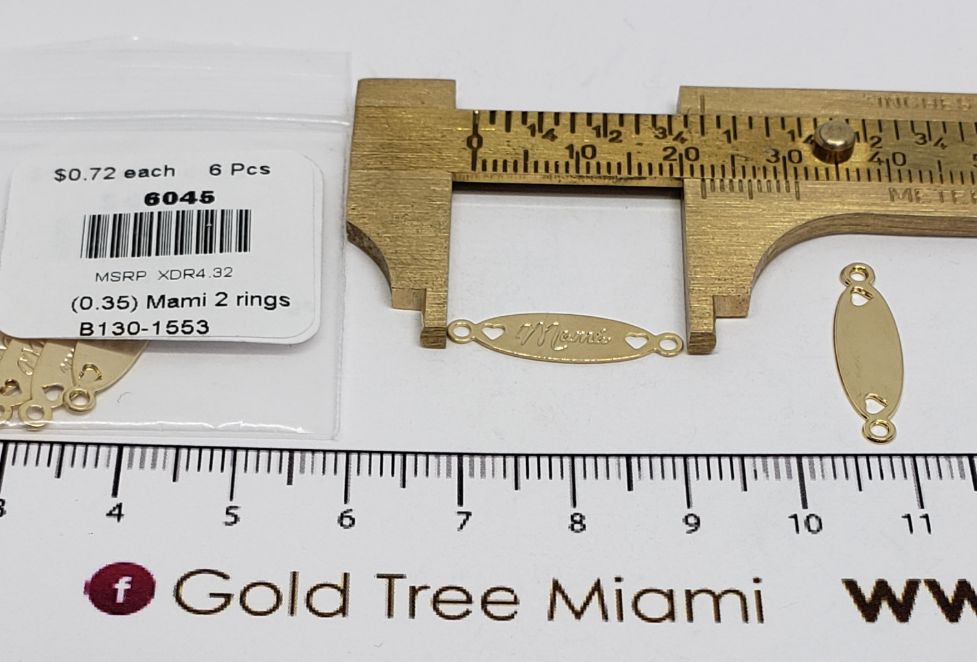 6045 Mami with 2 Rings Charm