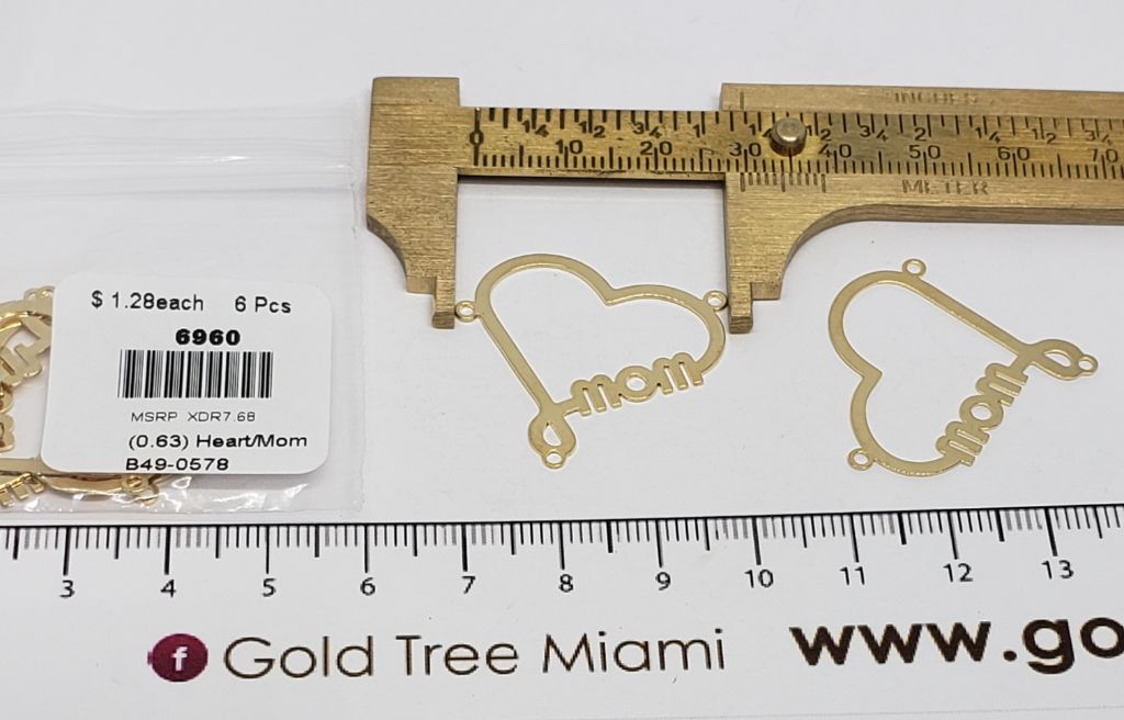 6960 Conector de corazón madre