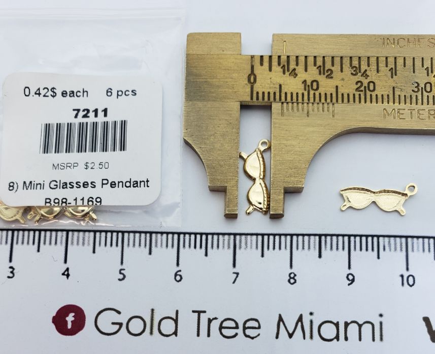 7211 Mini Glasses Pendant